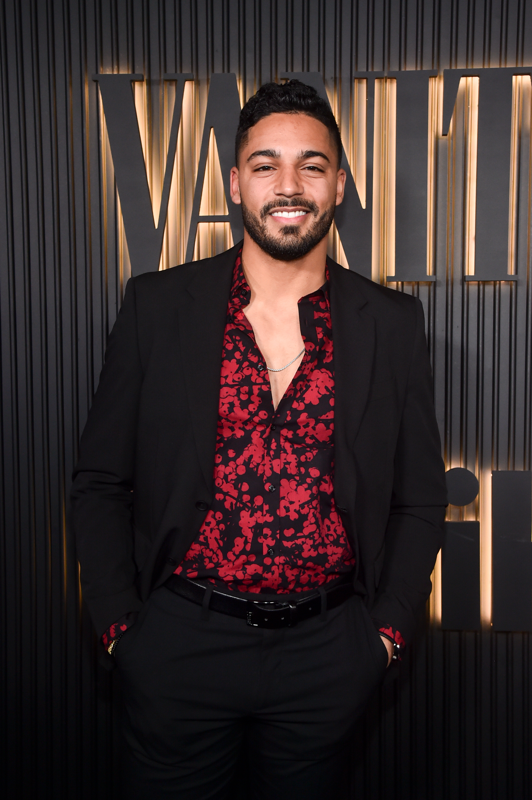 Michael Evans Behling poses at Vanity Fair Campaign Hollywood and TikTok Celebrate Vanities: A Night For Young Hollywood at Mes Amis on March 8, 2023, in Los Angeles, California | Source: Getty Images