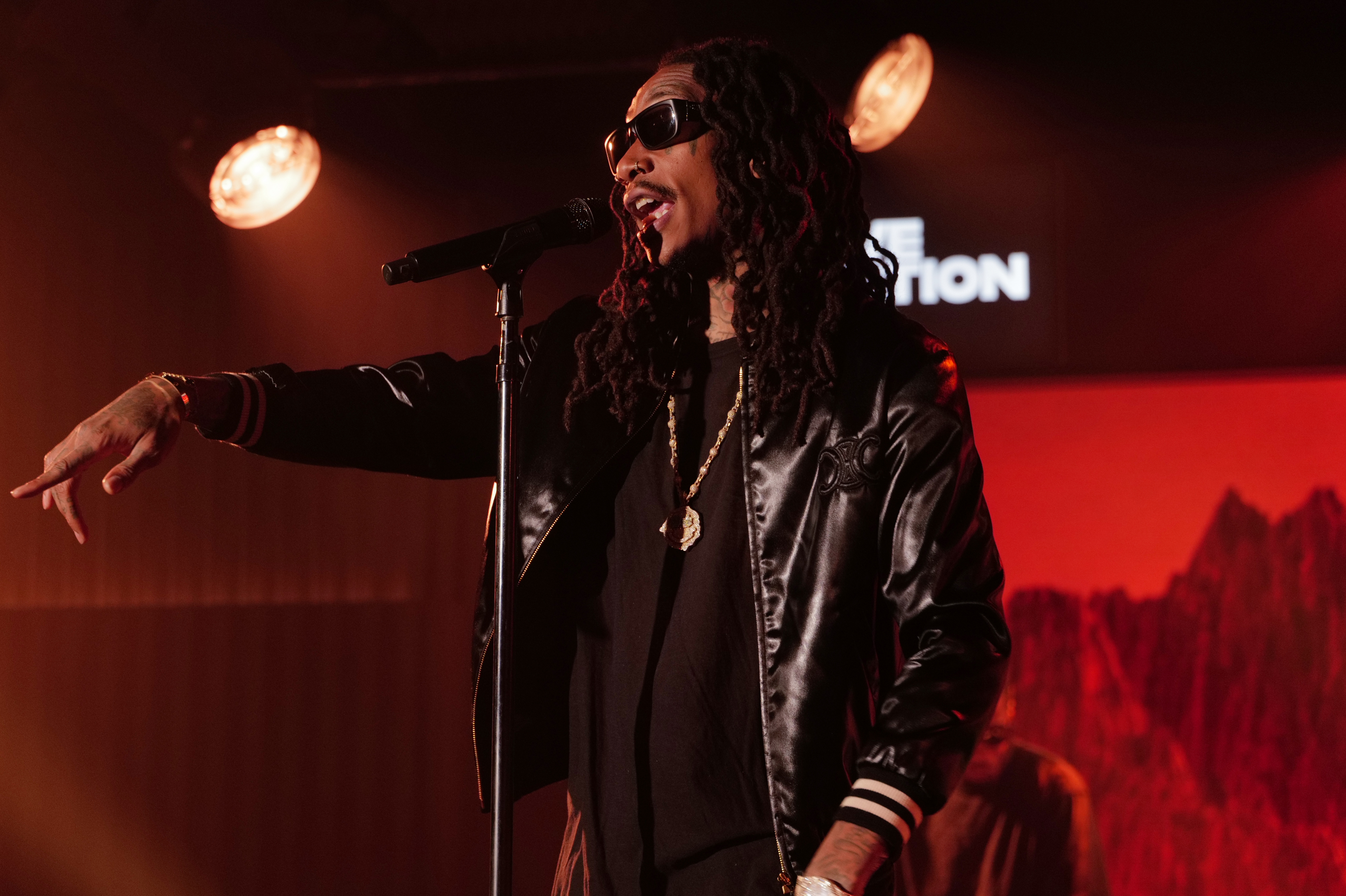 Wiz Khalifa performs live on "Jimmy Kimmel Live!" on June 13, 2025. | Source: Getty Images