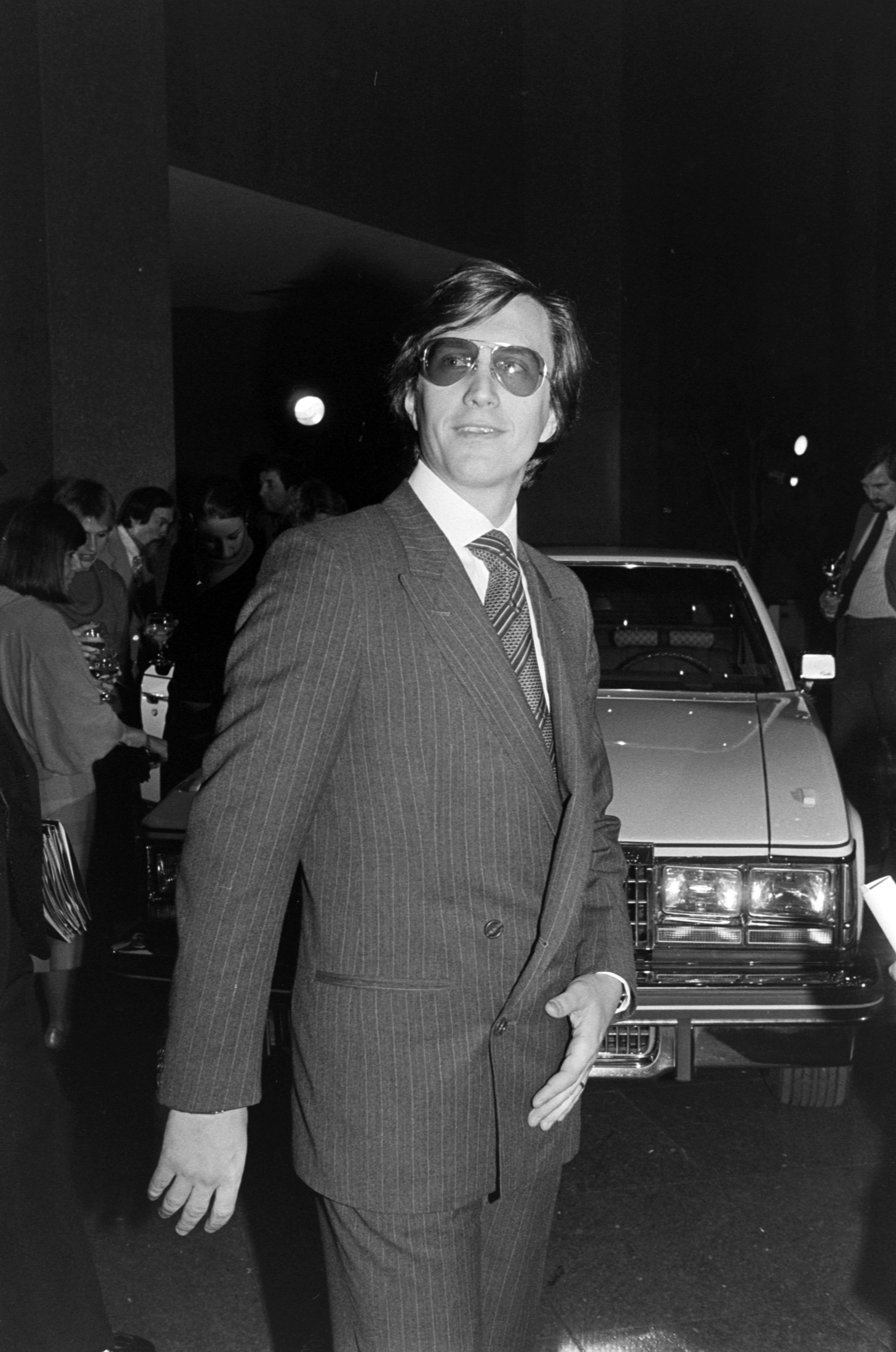 Maurizio Gucci is pictured at the Gucci-designed Cadillac debut at the Olympic Towers on November 11, 1978, in New York | Source: Getty Images