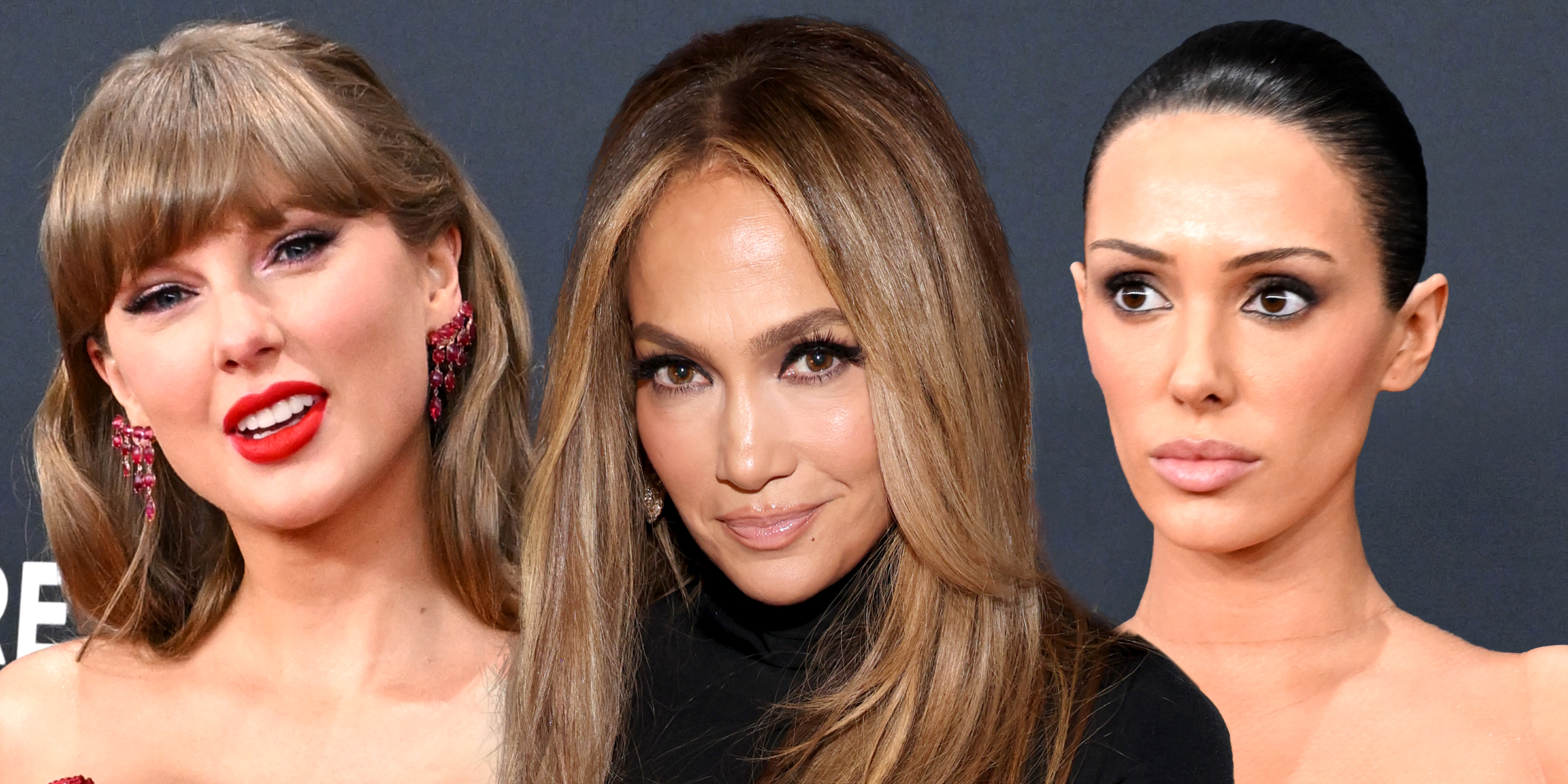 Taylor Swift | Jennifer Lopez | Bianca Censori | Source: Getty Images