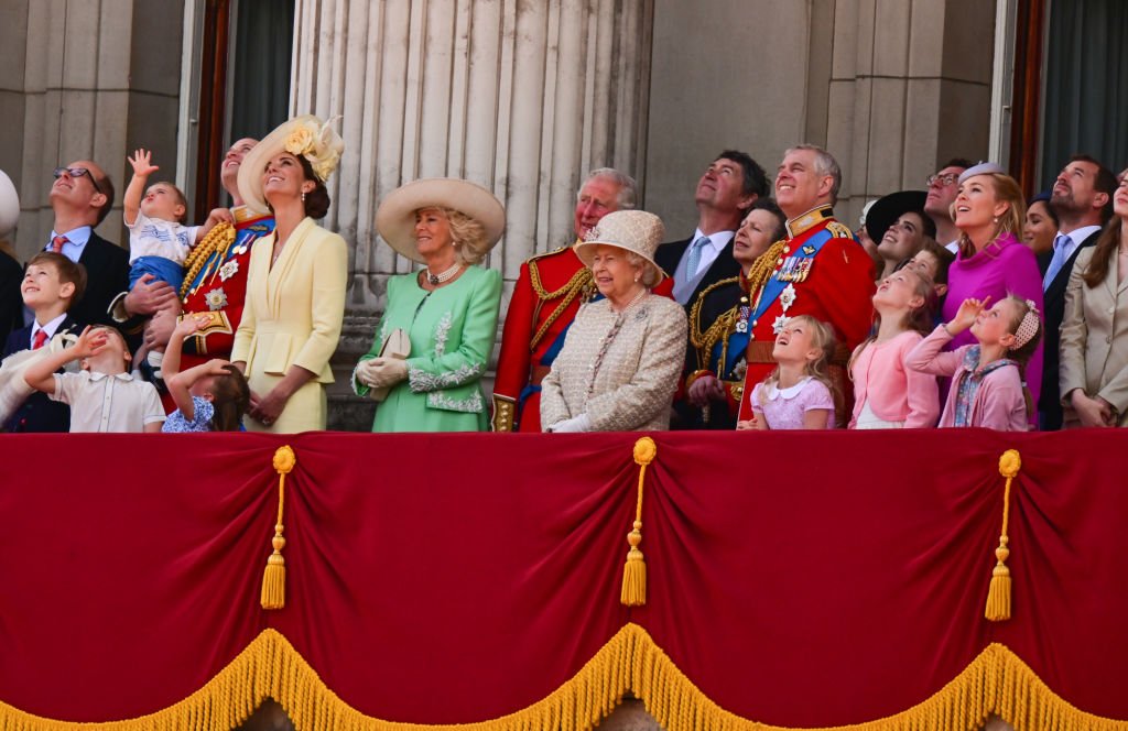 The British Royal Family seen on the balcony of Buckingham Palace during Trooping The Colour, the Queen's annual birthday parade, on June 8, 2019 in London, England | Photo: Getty Images