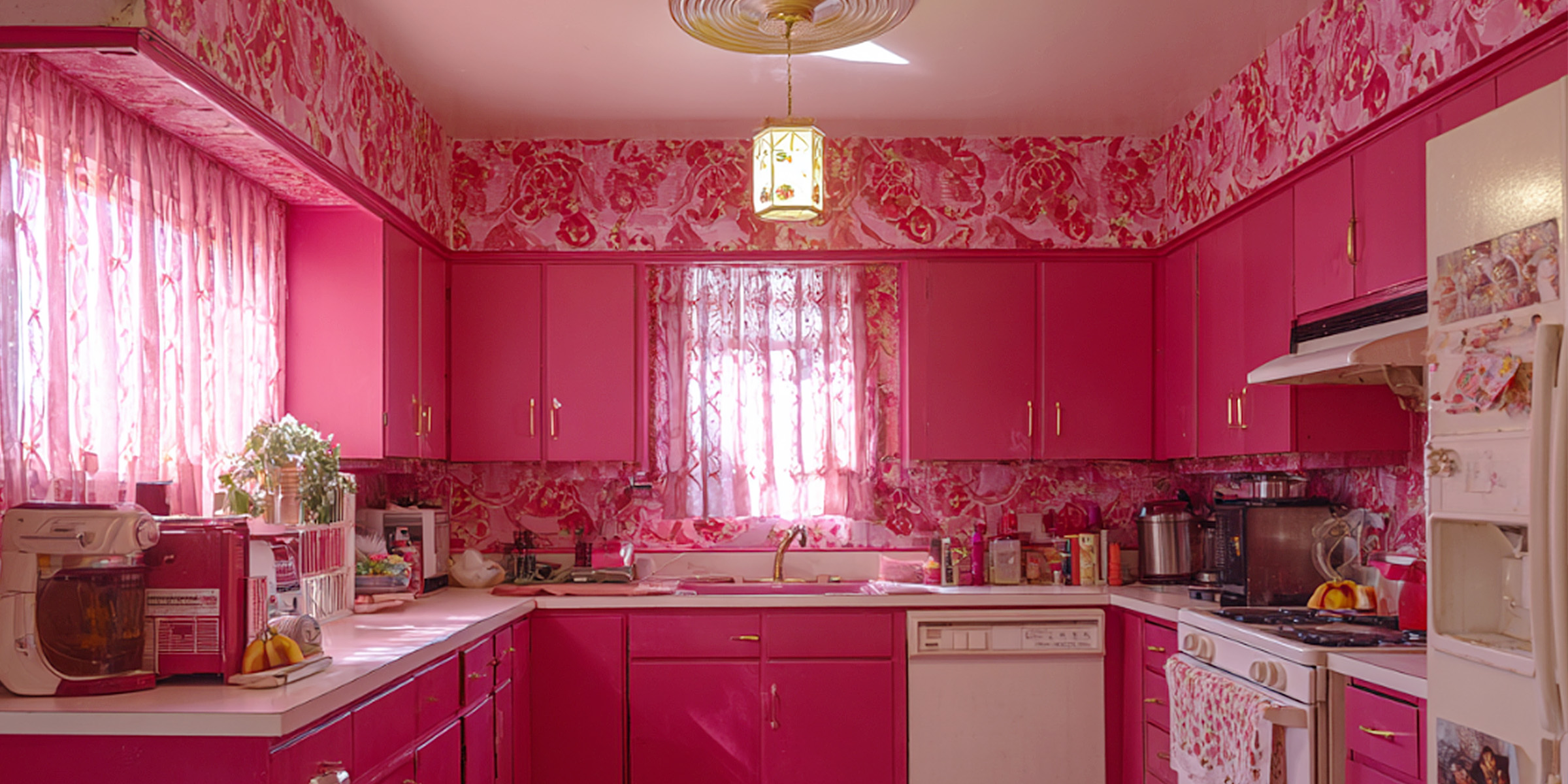 A bright pink kitchen | Source: AmoMama