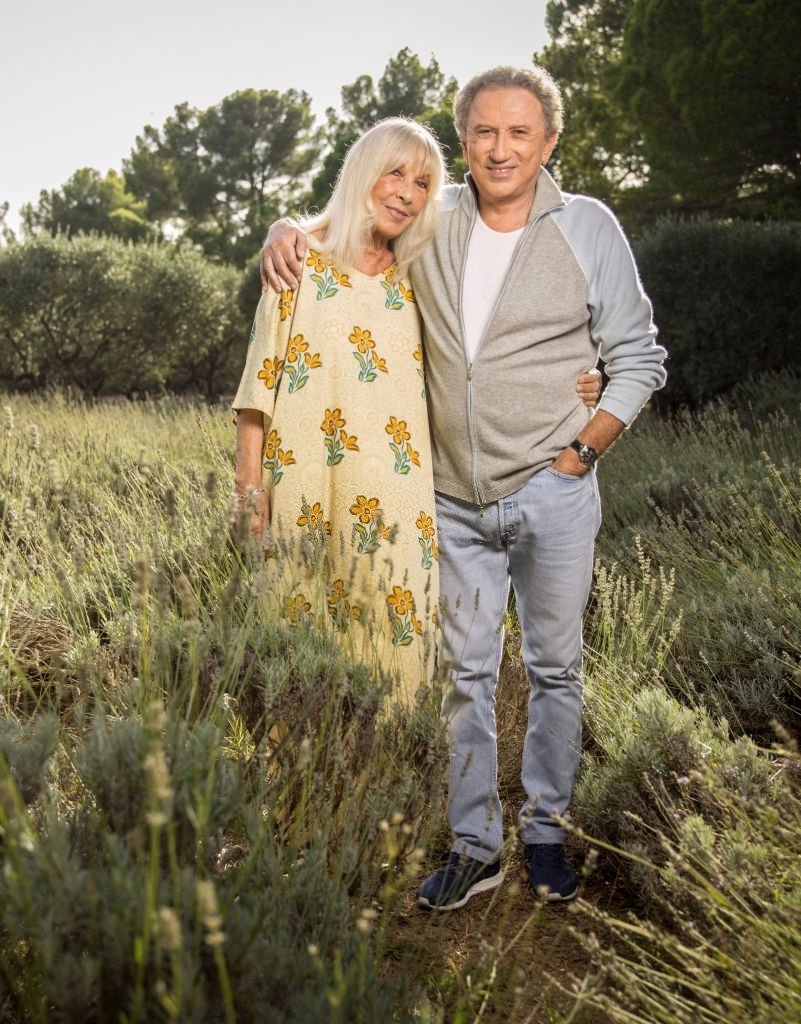 Le présentateur Michel Drucker et sa femme Dany Saval. | Photo : Getty Images