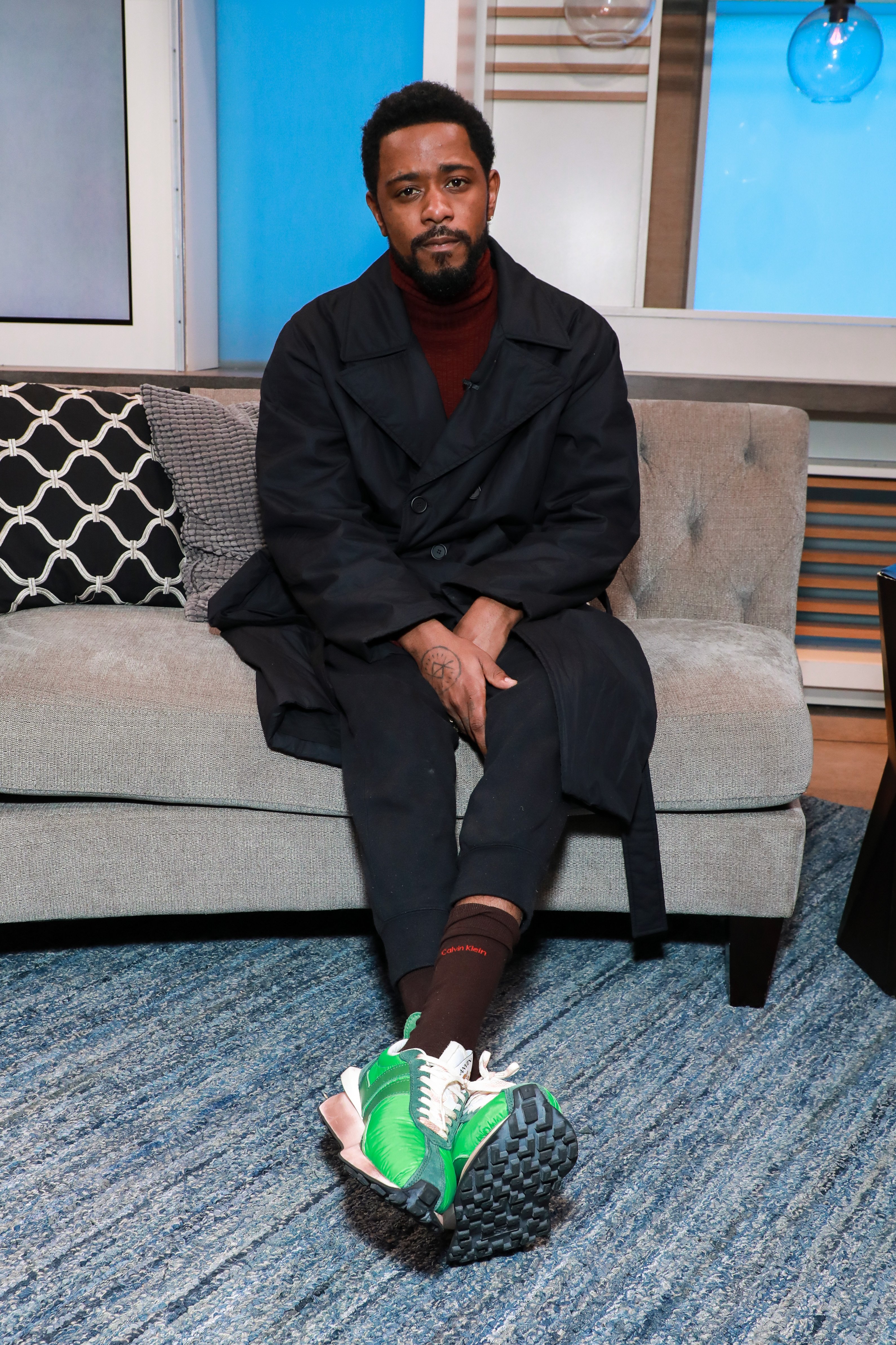 Lakeith Stanfield visiting People Now on February 12, 2020 in New York | Source: Getty Images