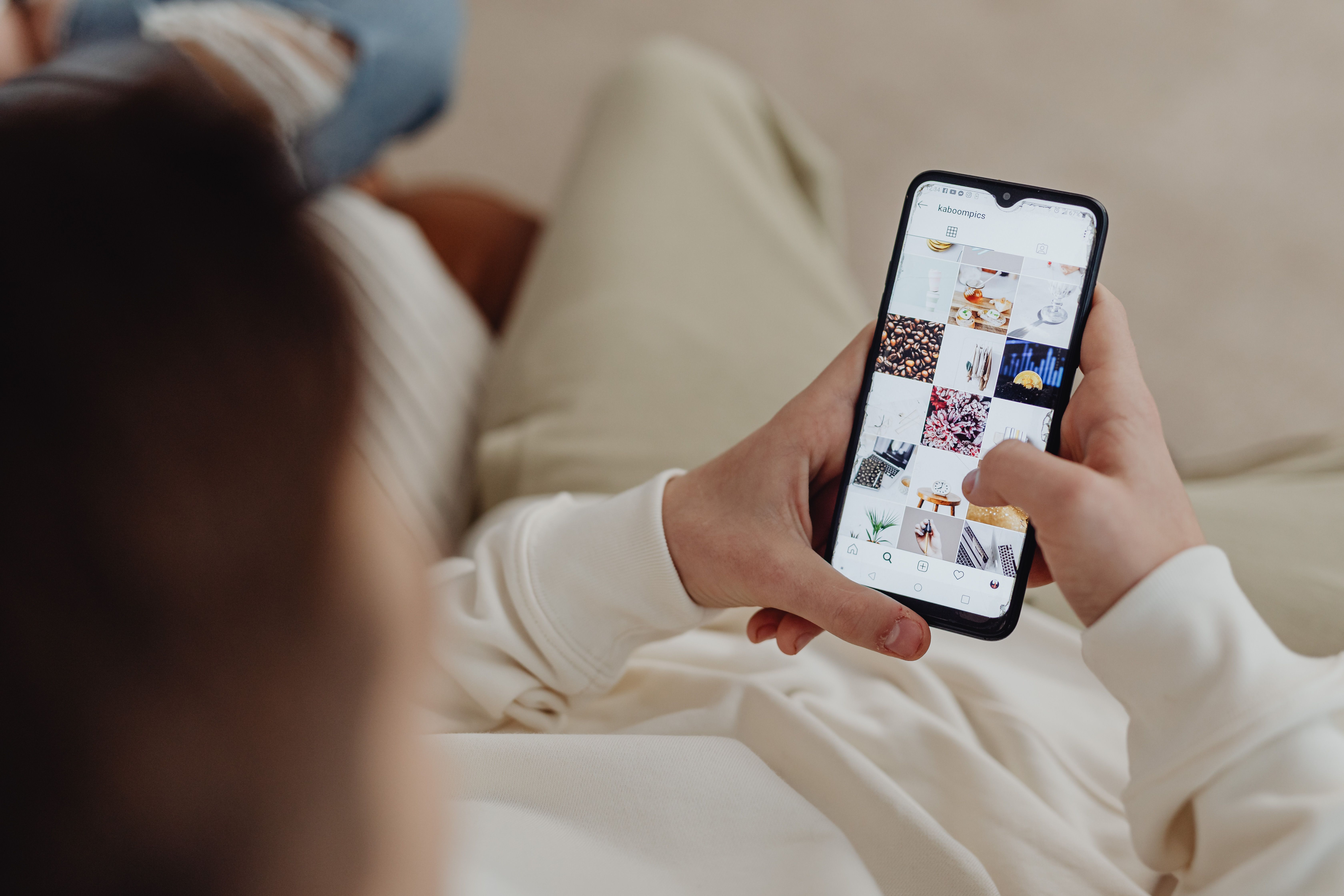 A person scrolling through social media | Source: Pexels