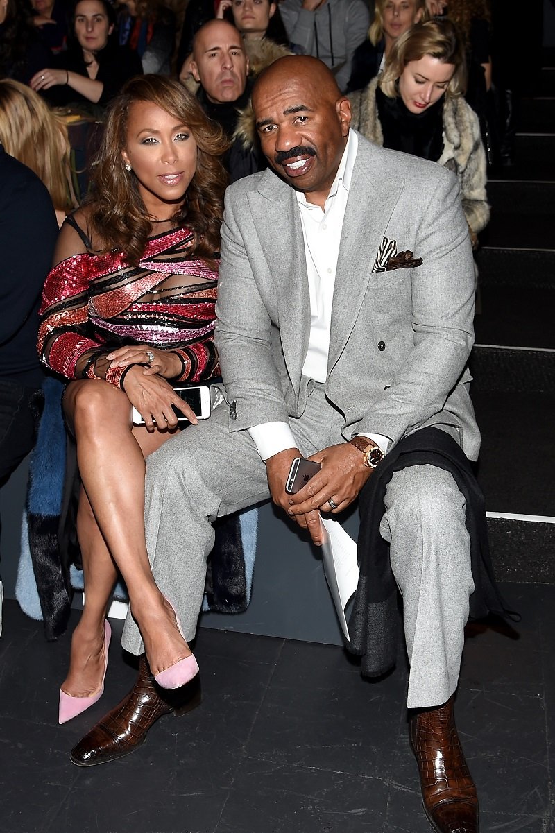 Marjorie Harvey and Steve Harvey on February 14, 2016 in New York City | Photo: Getty Images 