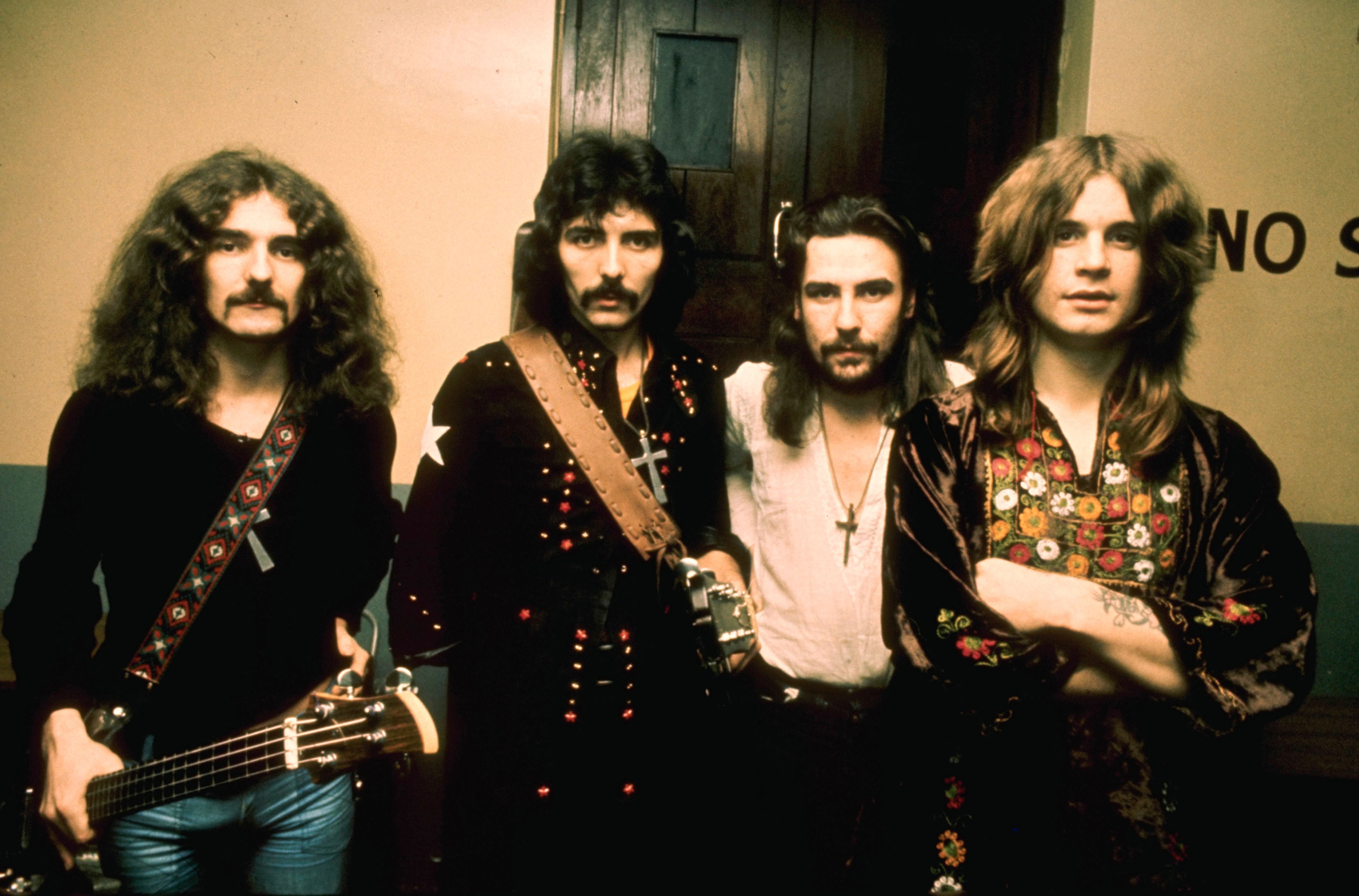 Members of the Black Sabbath band: Geezer Butler, Tony Iommi, Bill Ward and Ozzy Osbourne, circa 1970 | Source: Getty Images