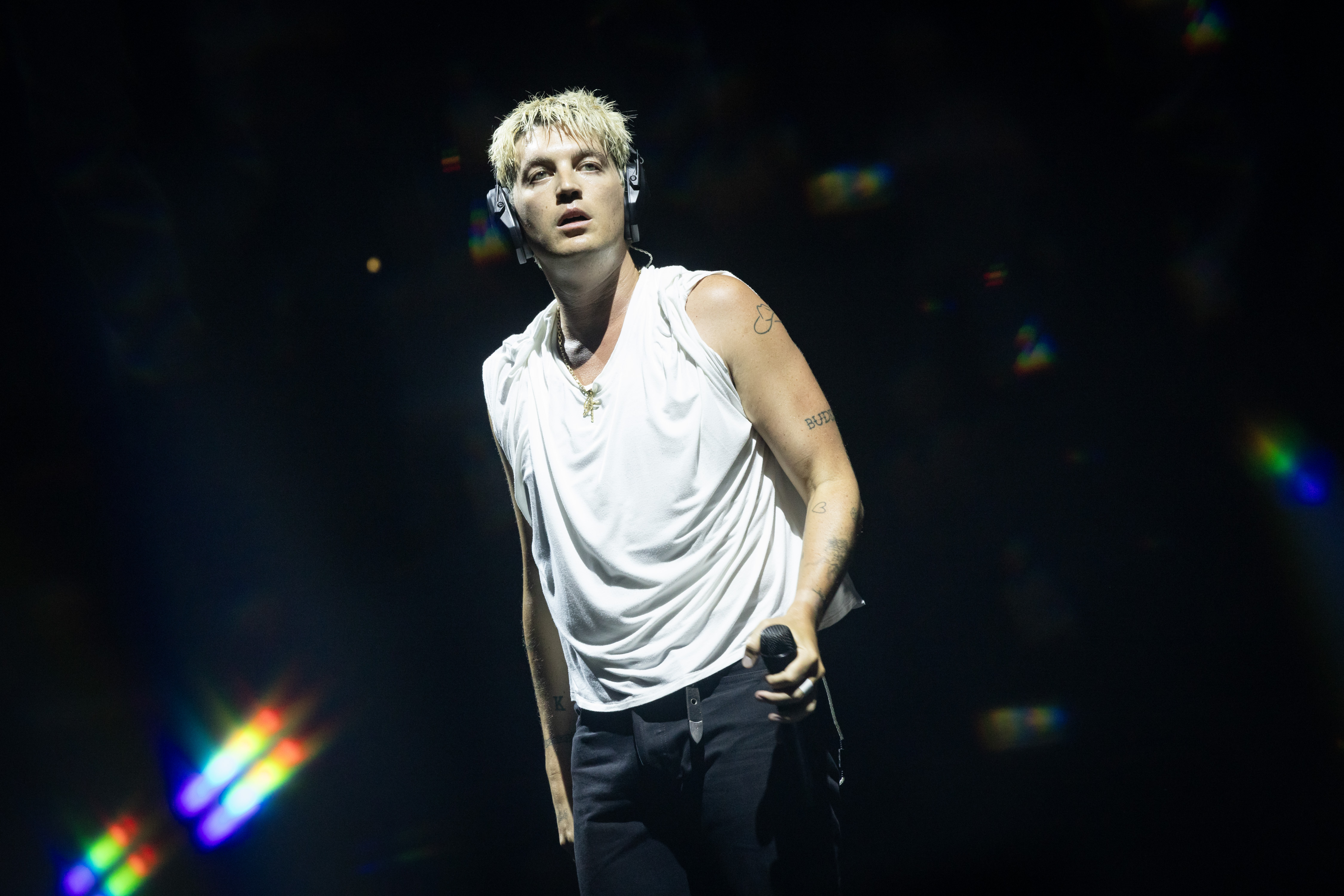 Paul Klein of LANY performs at HBF Stadium in Perth, Australia, on September 17, 2024 | Source: Getty Images