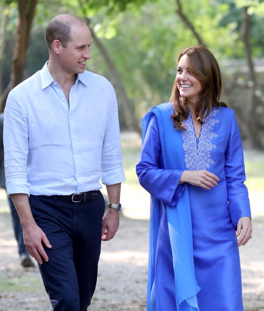 Le prince William et Kate Middleton au Pakistan. | Photo : Getty Images