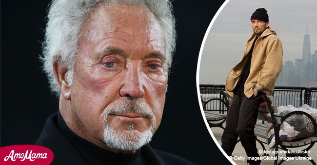 Estranged son of Tom Jones lives on the street. But he wants to say some warm words to his dad