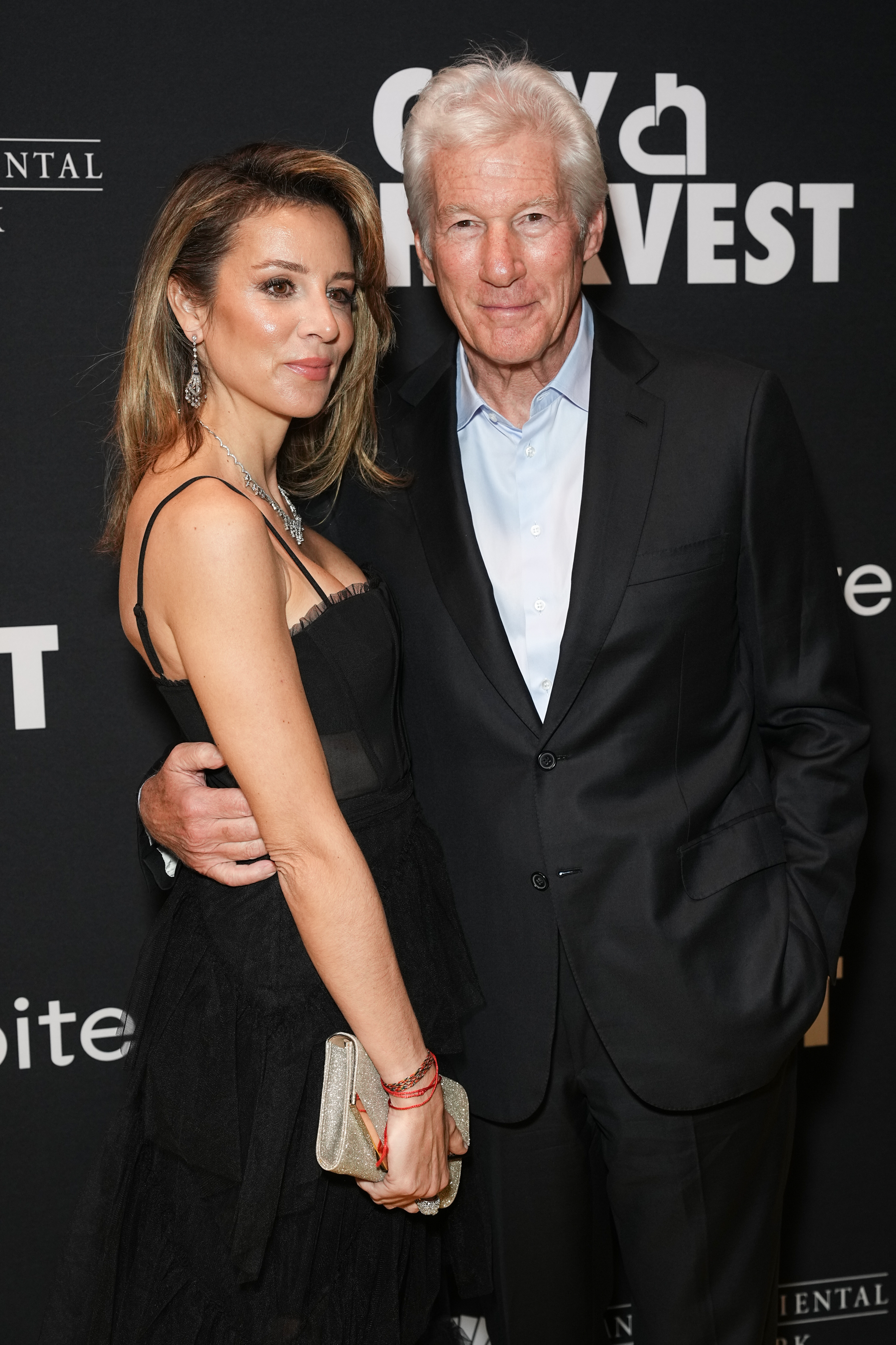 Alejandra Silva and Richard Gere at City Harvest Presents The 2024 Gala: Magic of Motown held at Cipriani 42nd Street on April 10, 2024 in New York City | Source: Getty Images