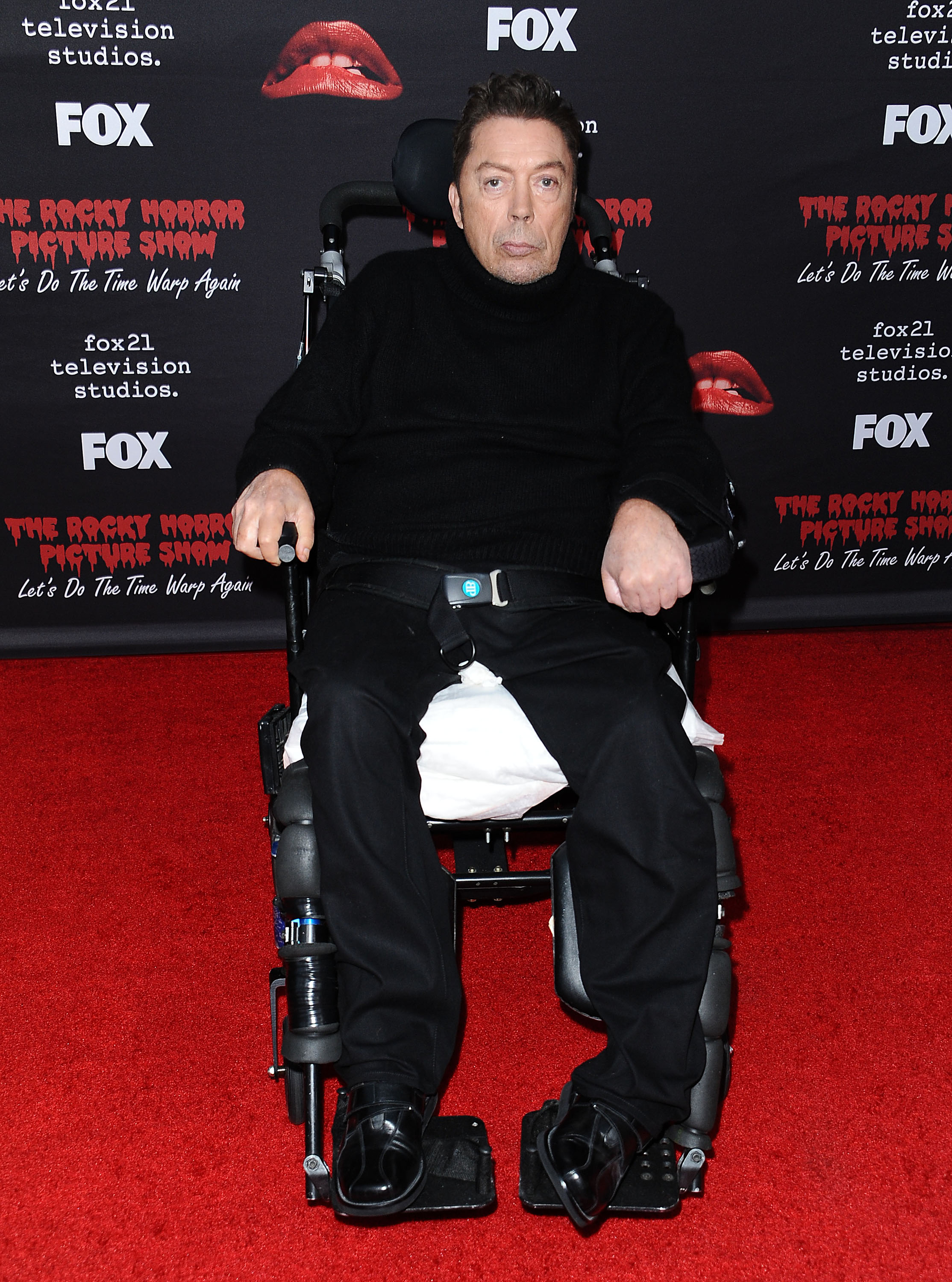 Tim Curry at the premiere of "The Rocky Horror Picture Show: Let's Do the Time Warp Again" on October 13, 2016, in West California, United States. | Source: Getty Images