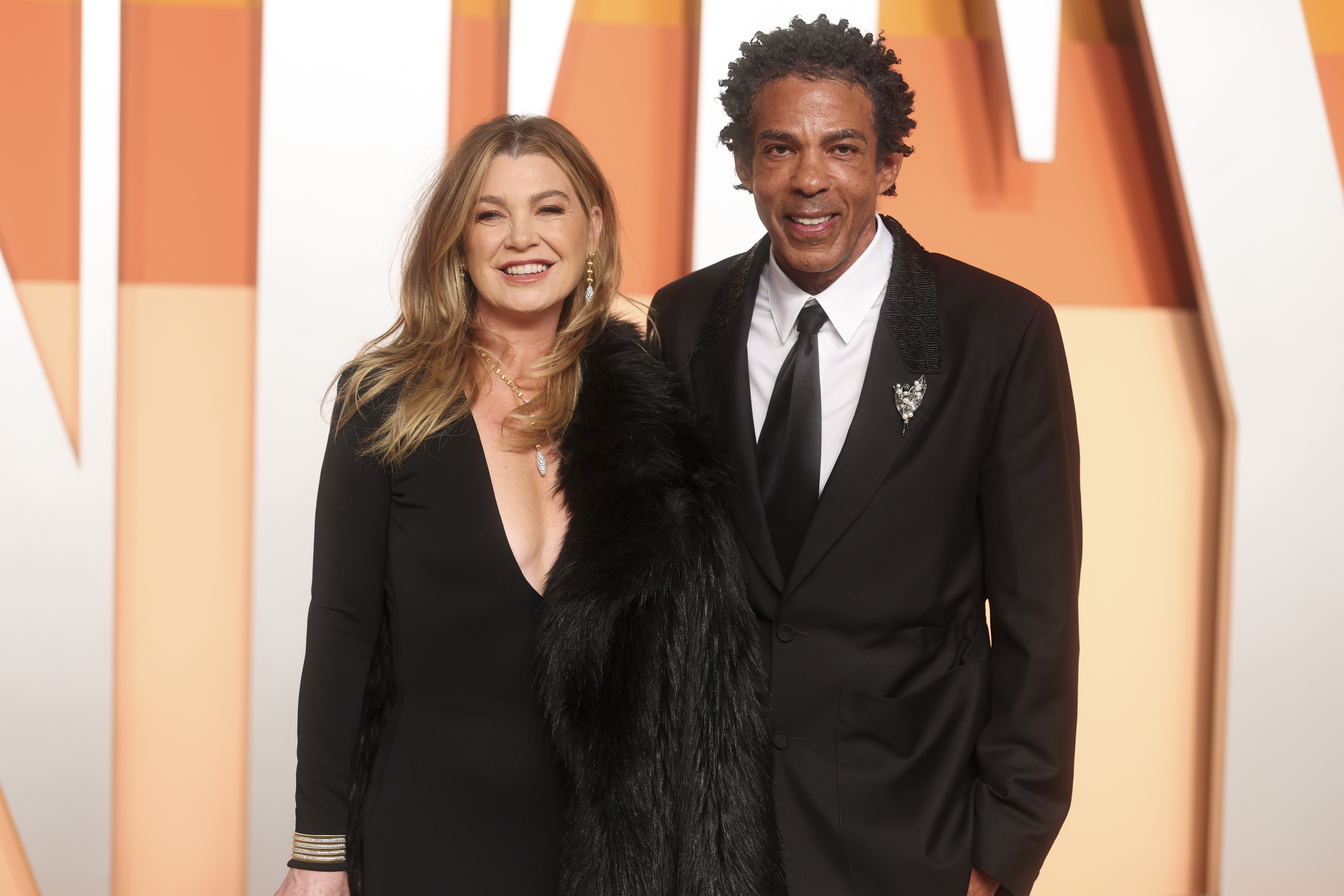 Ellen Pompeo and Chris Ivery at the 2025 Vanity Fair Oscar Party on March 2 in Beverly Hills, California. | Source: Getty Images