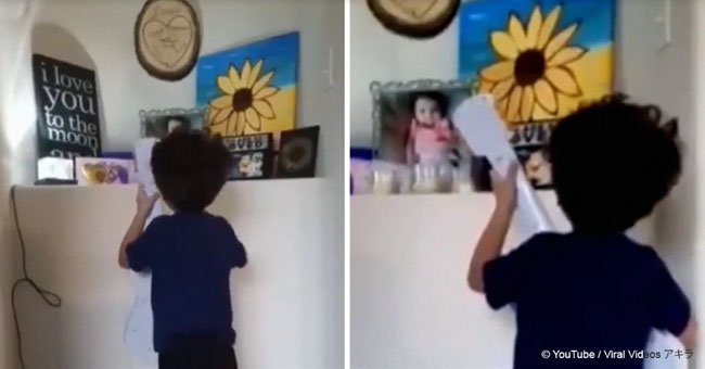 4-year-old boy sings 'Remember Me' to his late baby sister in heartwarming video