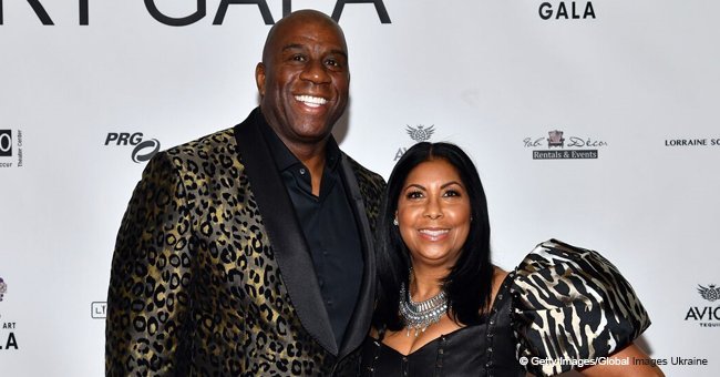 Magic Johnson's wife shares photo with their granddaughter. The girl looks like her grandpa