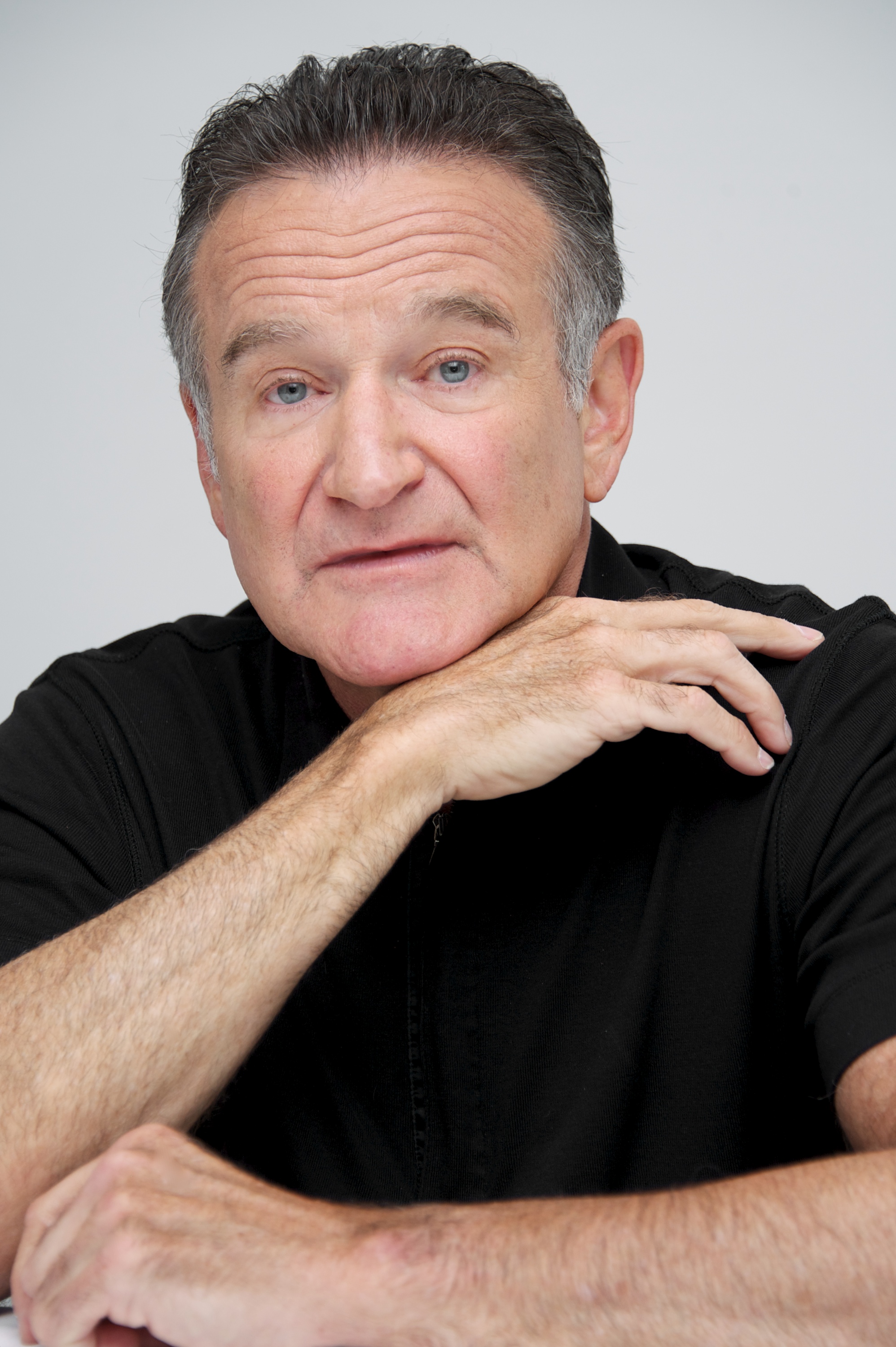 Robin Williams at "The Crazy Ones" press conference on October 8, 2013, in Beverly Hills, California. | Source: Getty Images