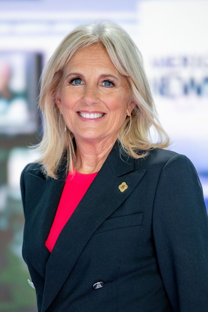 Jill Biden visiting "America's Newsroom" at Fox News Channel Studios on September 6, 2018 in New York. | Photo: Getty Images