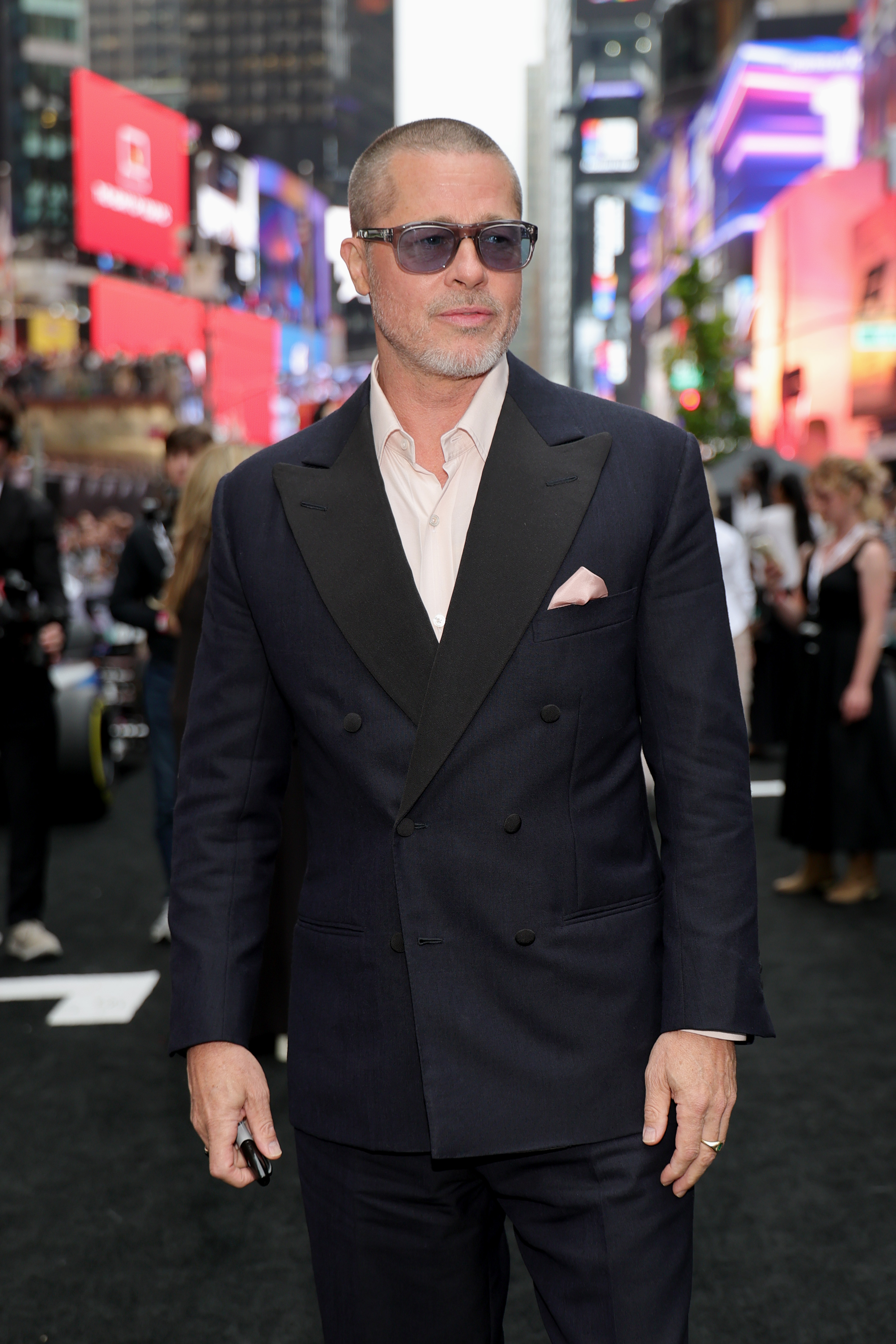 Brad Pitt at the world premiere of "F1" in New York City on June 16, 2025. | Source: Getty Images