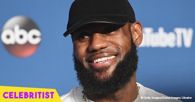 LeBron James stops hearts with sweet photos of his mom wearing red lipstick