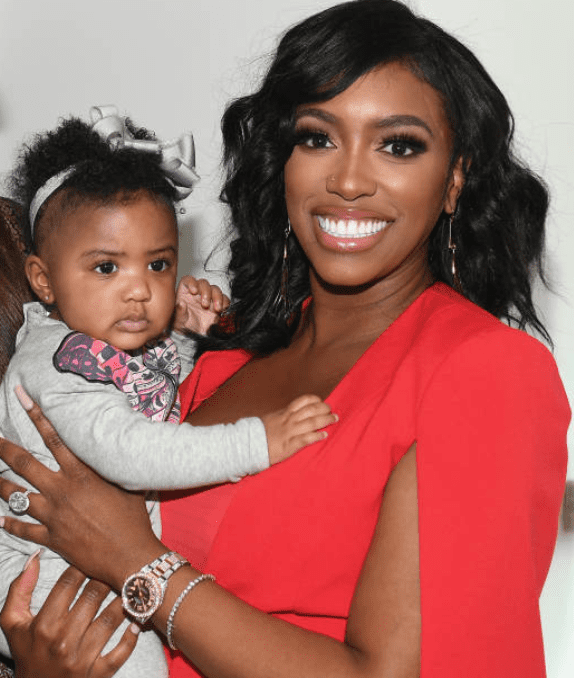 Porsha Williams posed with her daughter Pilar Jhena in her arms at the A3C Festival & Conference on October 10, 2019, in Atlanta, Georgia | Source: Paras Griffin/Getty Images