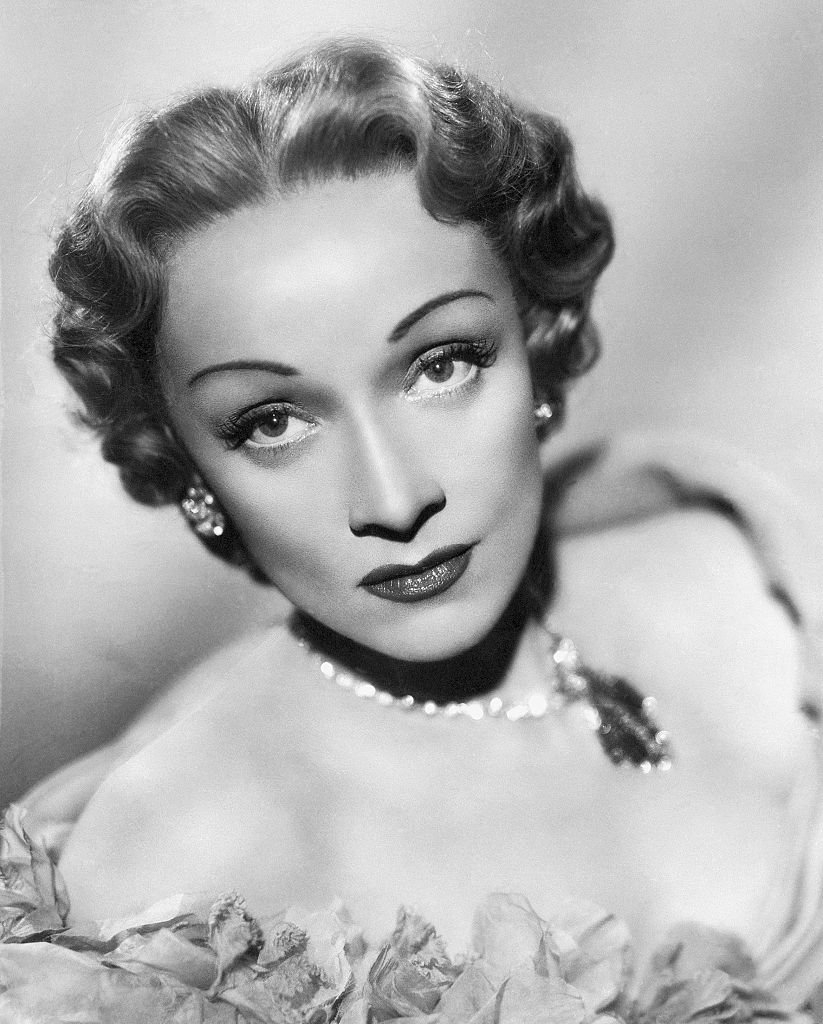 Kopf-Schulter-Porträt der Schauspielerin Marlene Dietrich. I Quelle: Getty Images