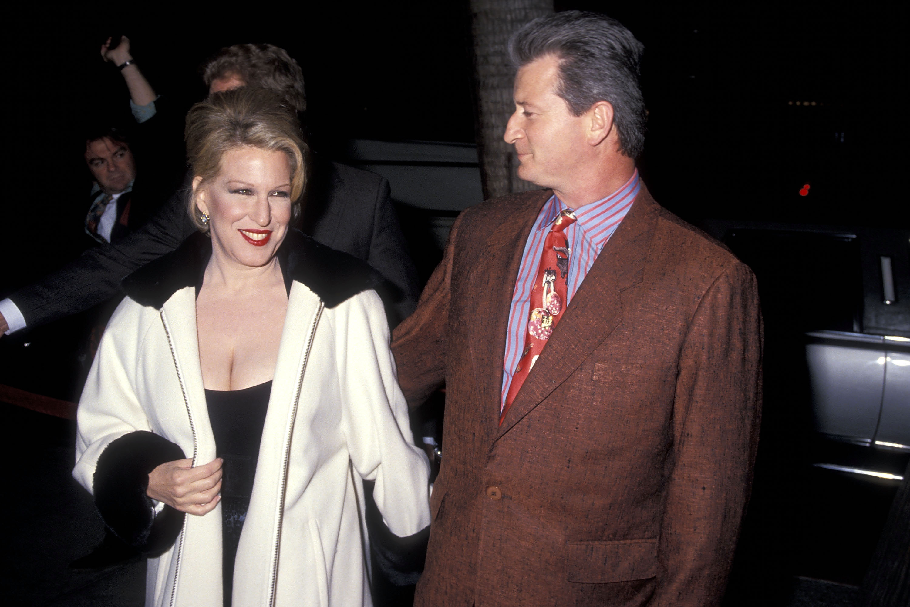 Bette Midler and husband Martin von Haselberg at the 'For the Boys' Beverly Hills premiere, November 14, 1991 | Source: Getty Images