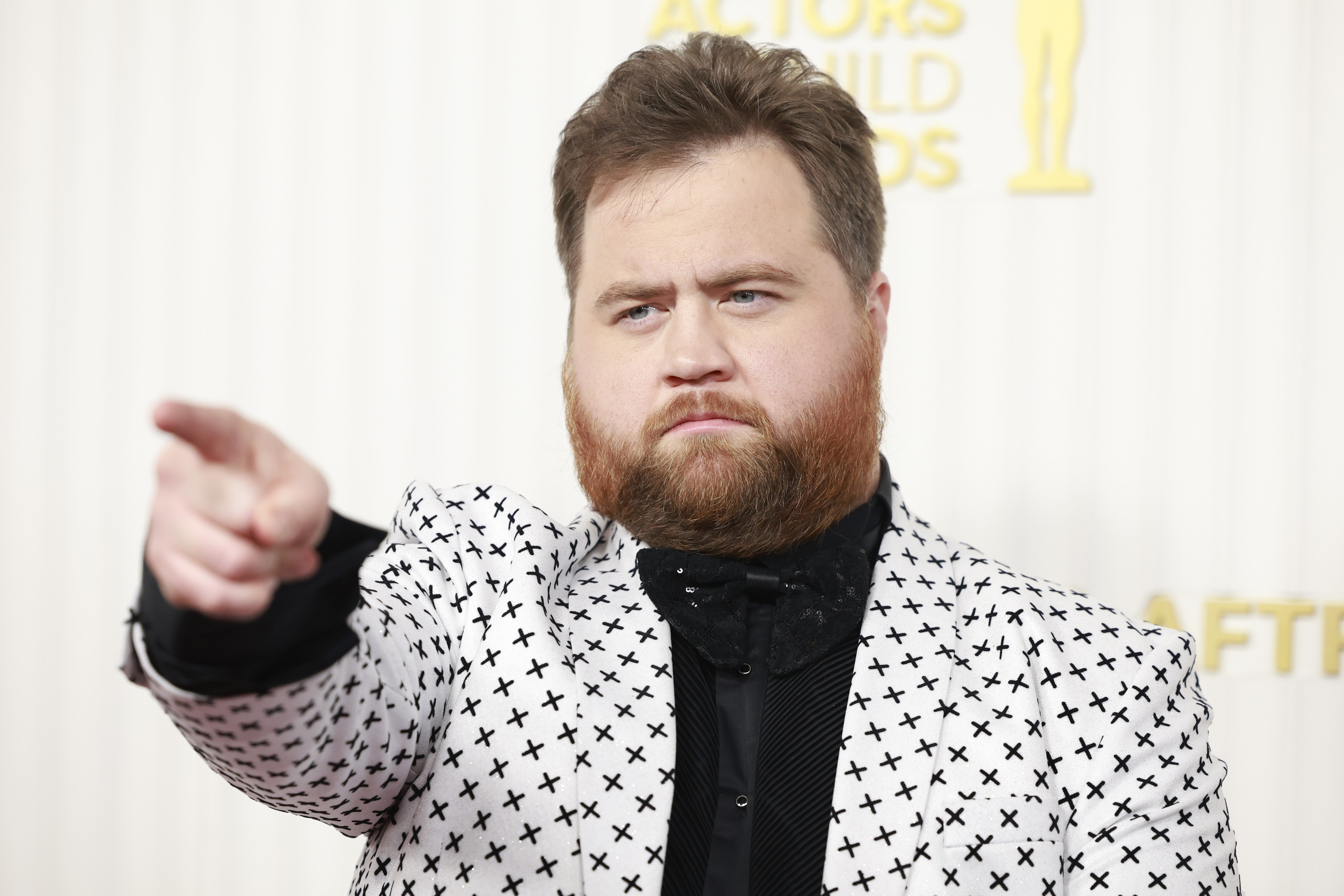 Paul Walter Hauser at Fairmont Century Plaza on February 26, 2023, in Los Angeles, California. | Source: Getty Images