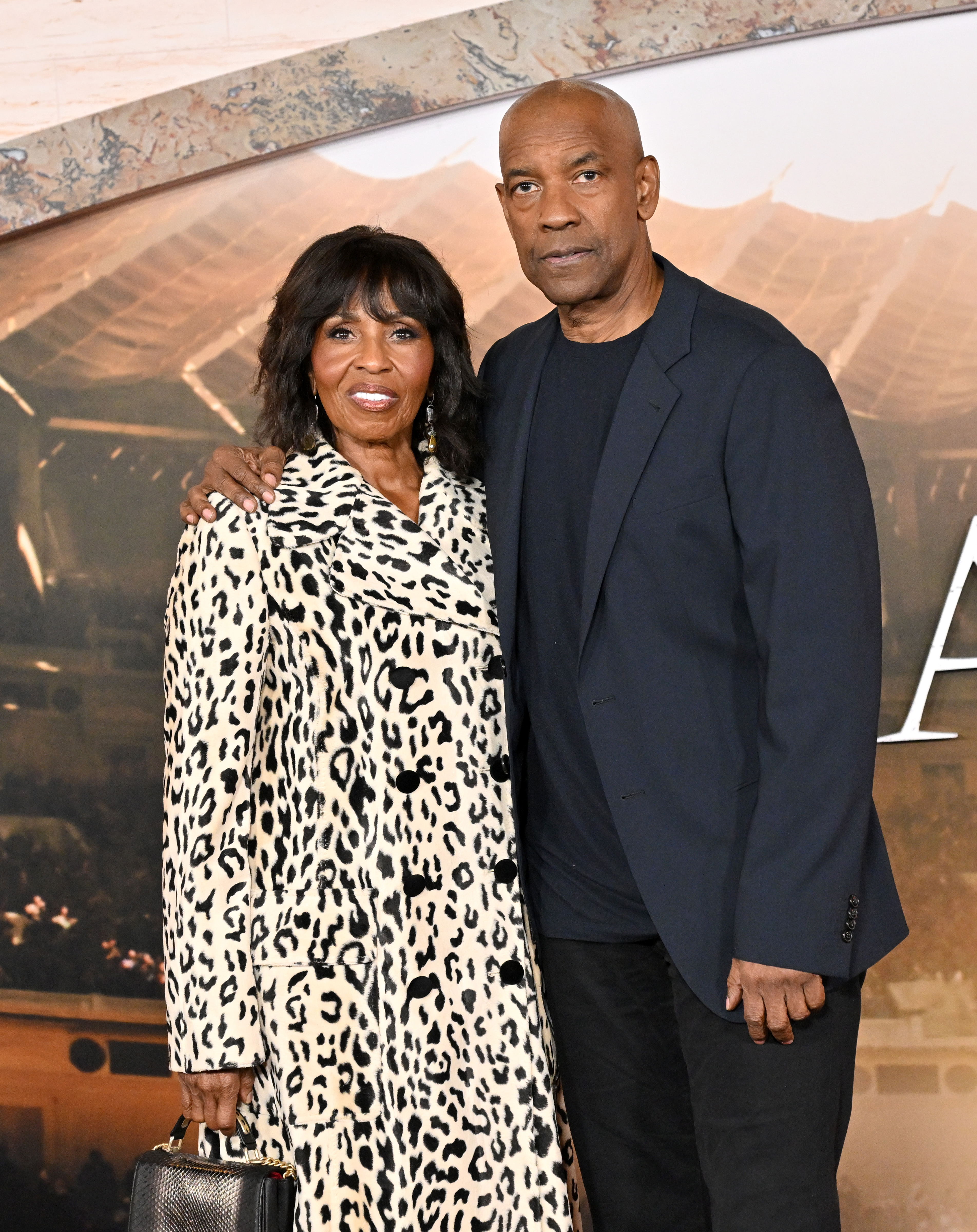 Pauletta and Denzel Washington attend the Los Angeles premiere of "Gladiator II,"  2024 | Source: Getty Images