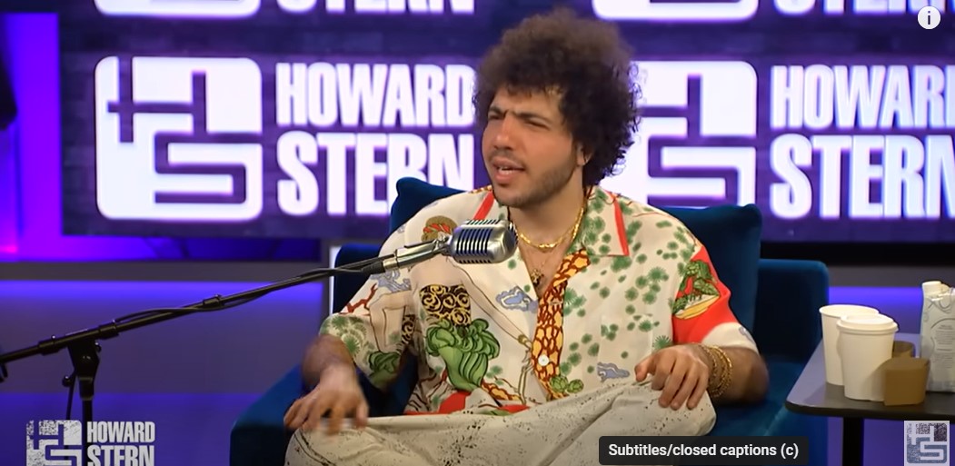 Benny Blanco on "The Howard Stern Show" on May 15, 2024 | Source: YouTube/The Howard Stern Show