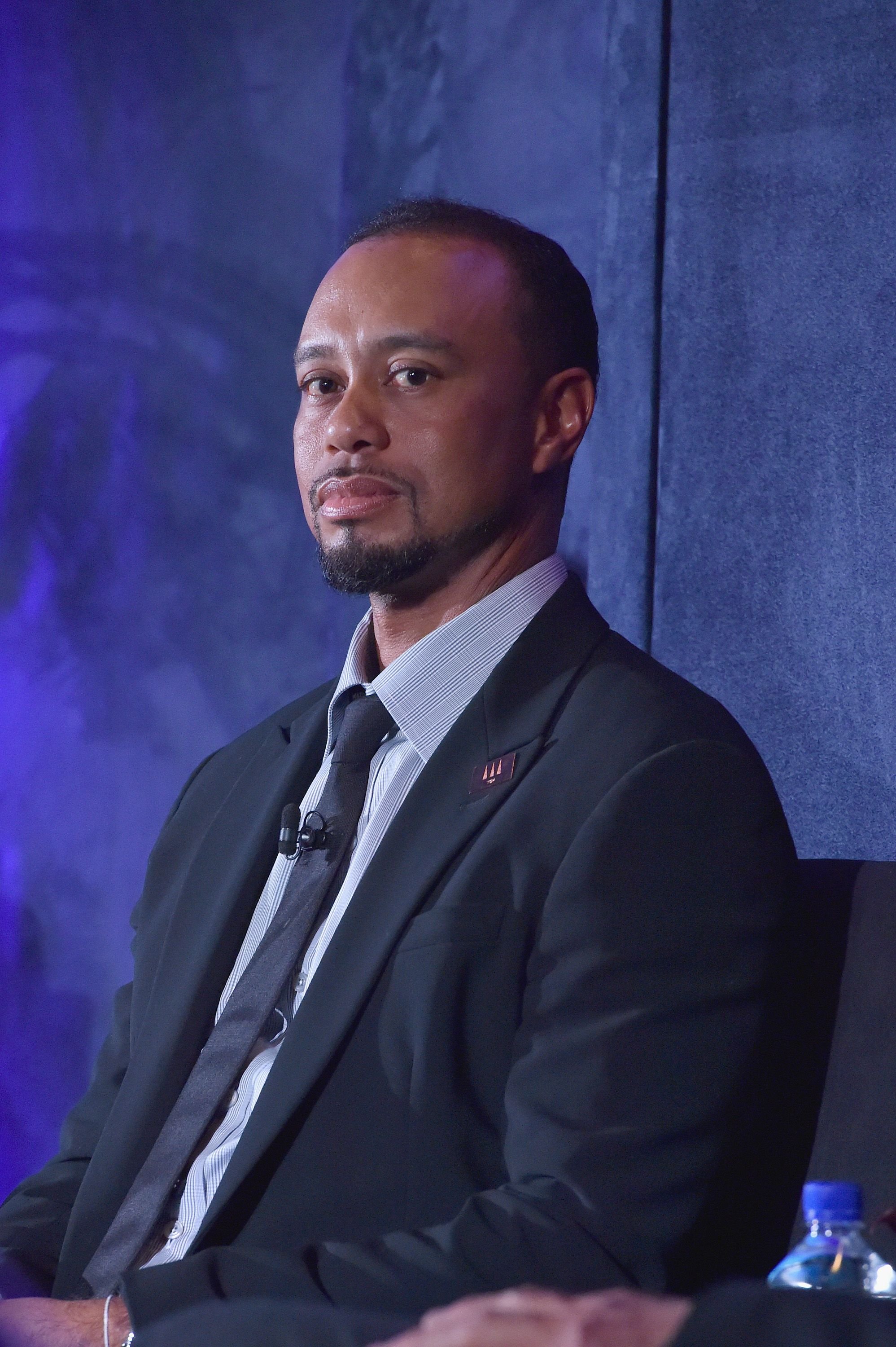 Tiger Woods onstage for the Tiger Woods Foundation's 20th Anniversary Celebration at the New York Public Library on October 20, 2016 | Photo: Getty Images