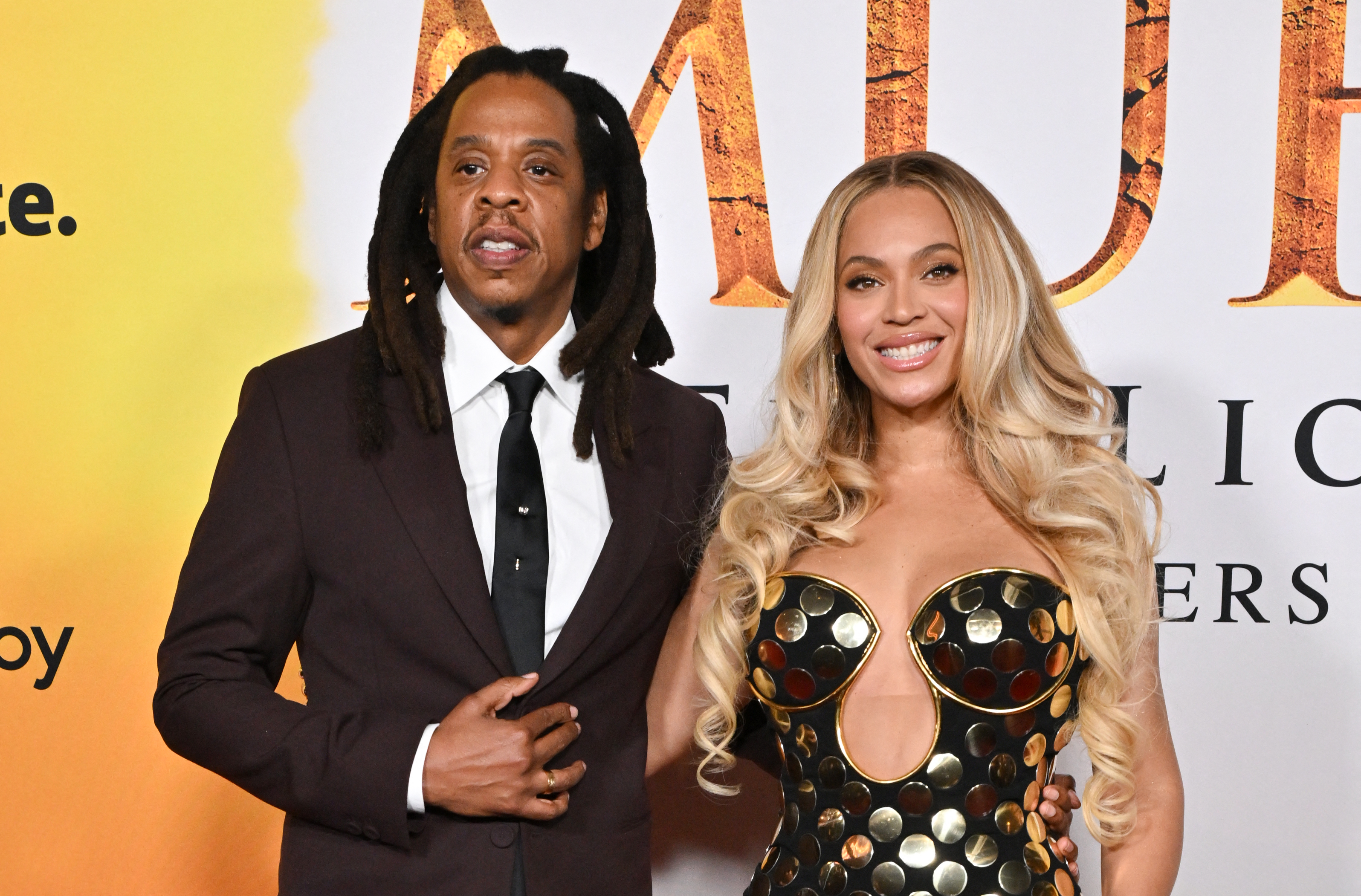Jay-Z and Beyoncé at the world premiere of "Mufasa: The Lion King" on December 9, 2024, in Hollywood, California. | Source: Getty Images