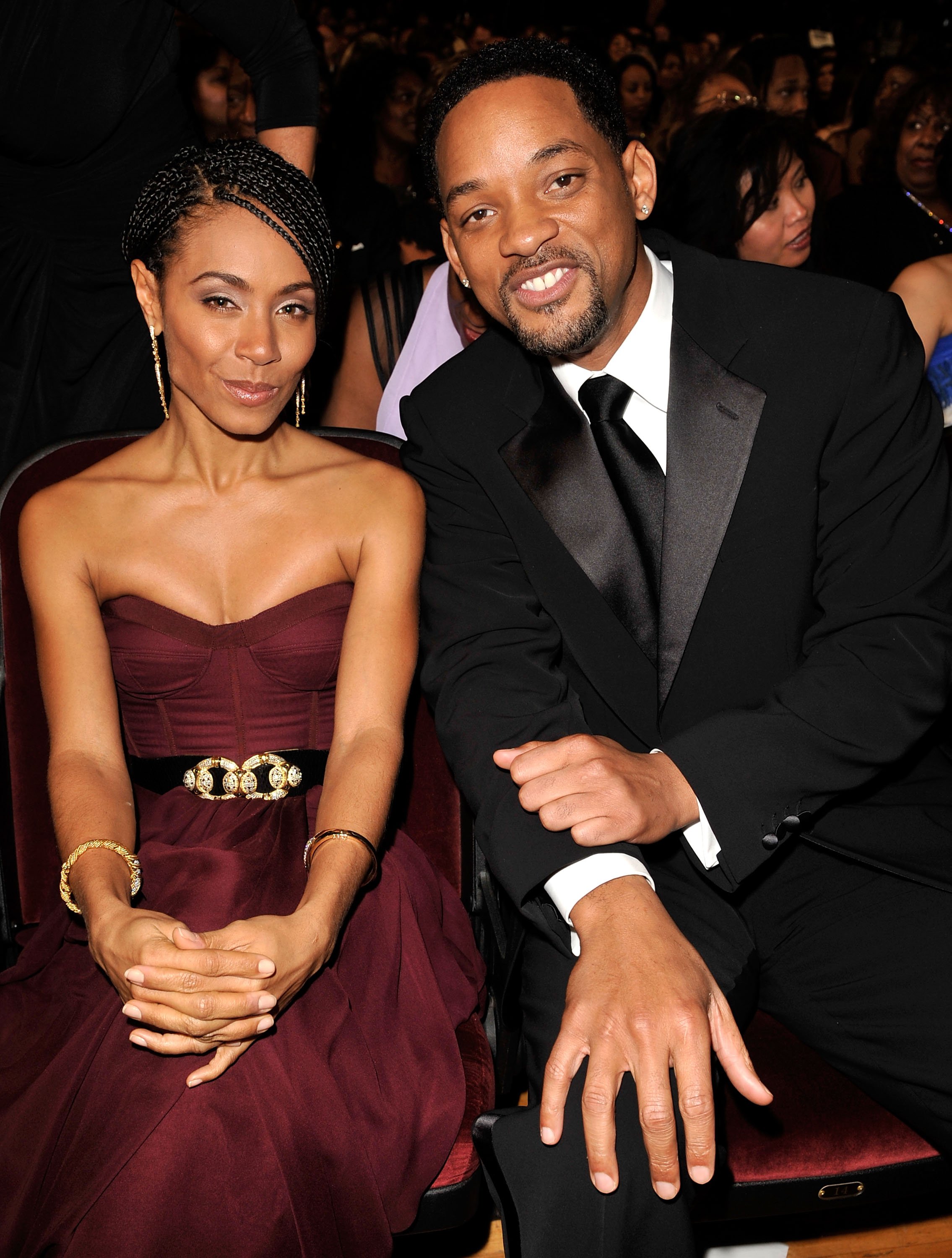 Jada Pinkett Smith & Will Smith at the 40th NAACP Image Awards on Feb. 12, 2009 in California | Photo: Getty Images