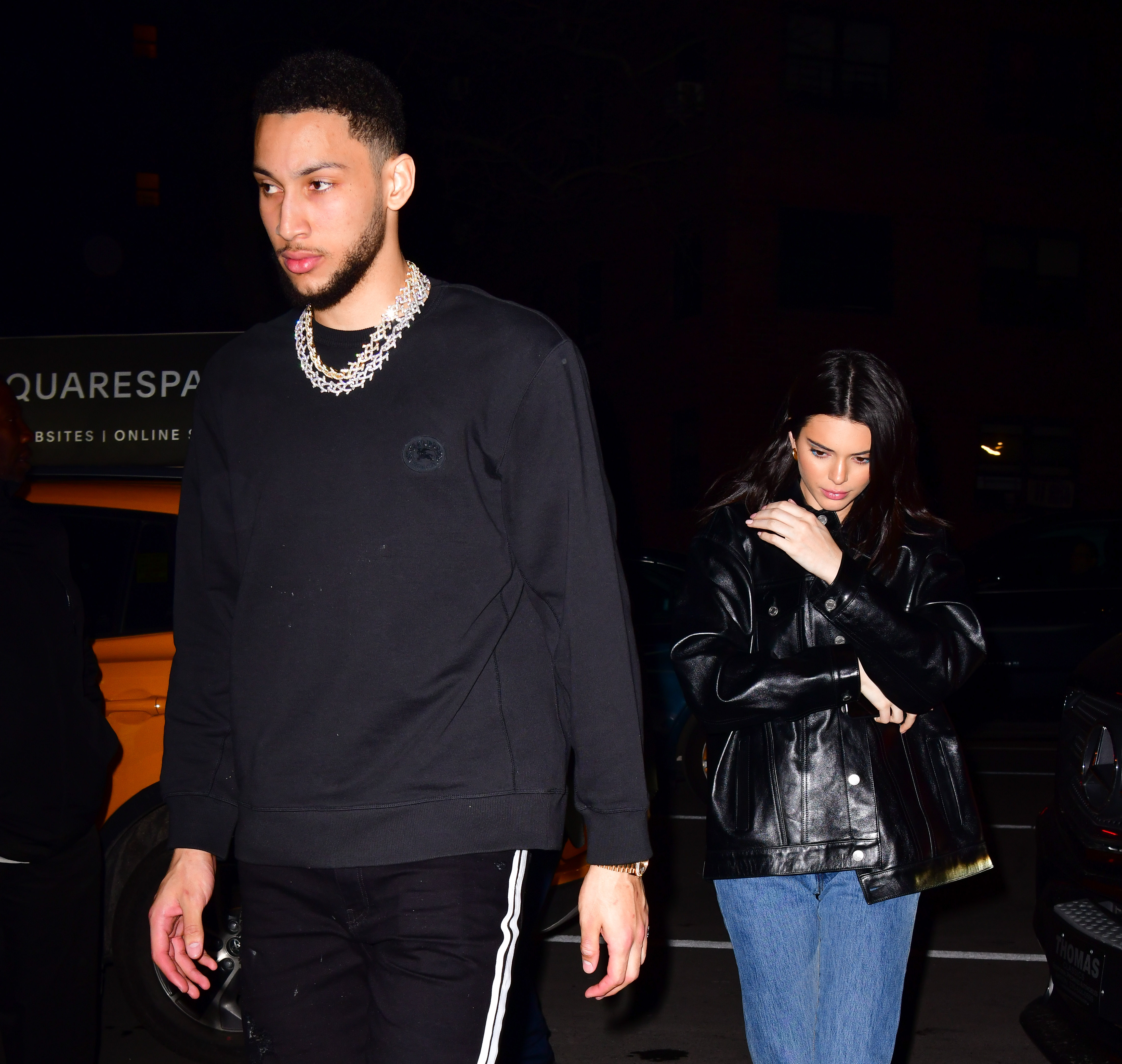 Ben Simmons and Kendall Jenner spotted out in New York City on February 14, 2019. | Source: Getty Images