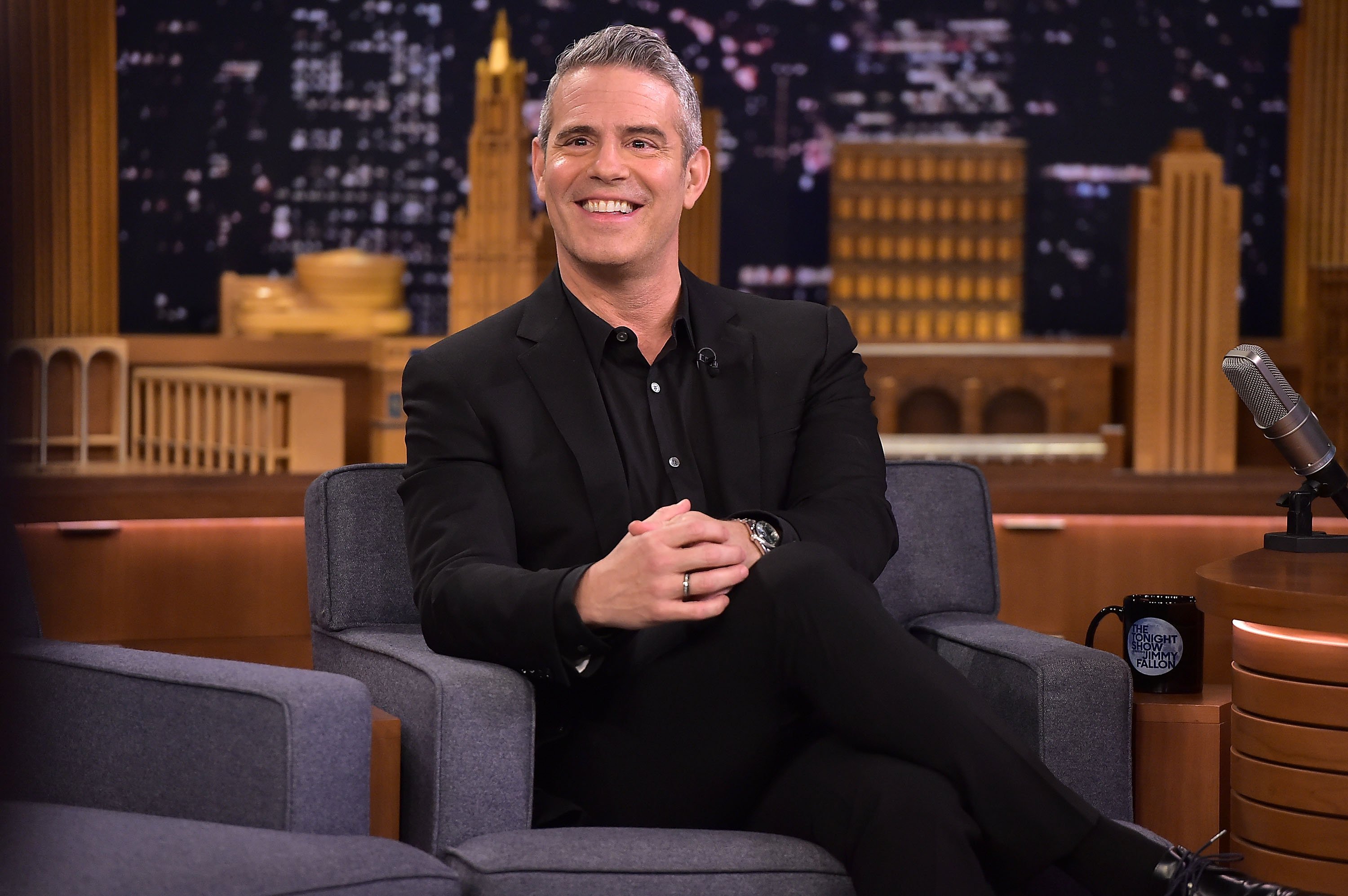 Andy Cohen visits "The Tonight Show Starring Jimmy Fallon" on December 5, 2018 in New York City | Photo: Getty Images