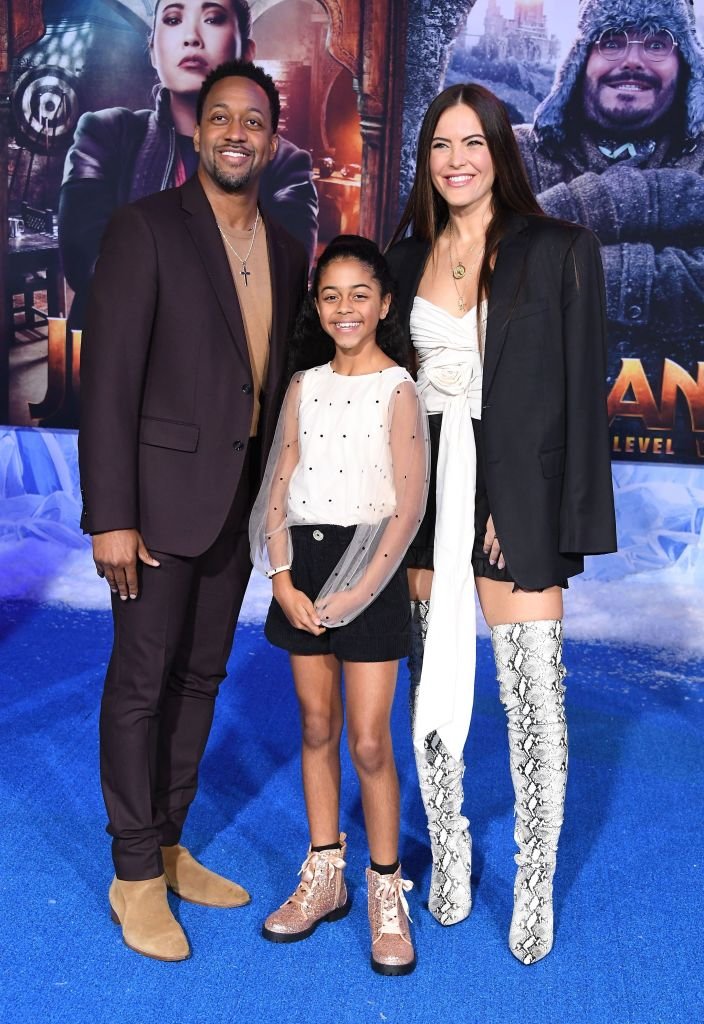 Jaleel White, Samaya White and Shannon Decker attend the premiere of Sony Pictures' "Jumanji: The Next Level" at TCL Chinese Theatre on December 09, 2019 | Photo: Getty Images
