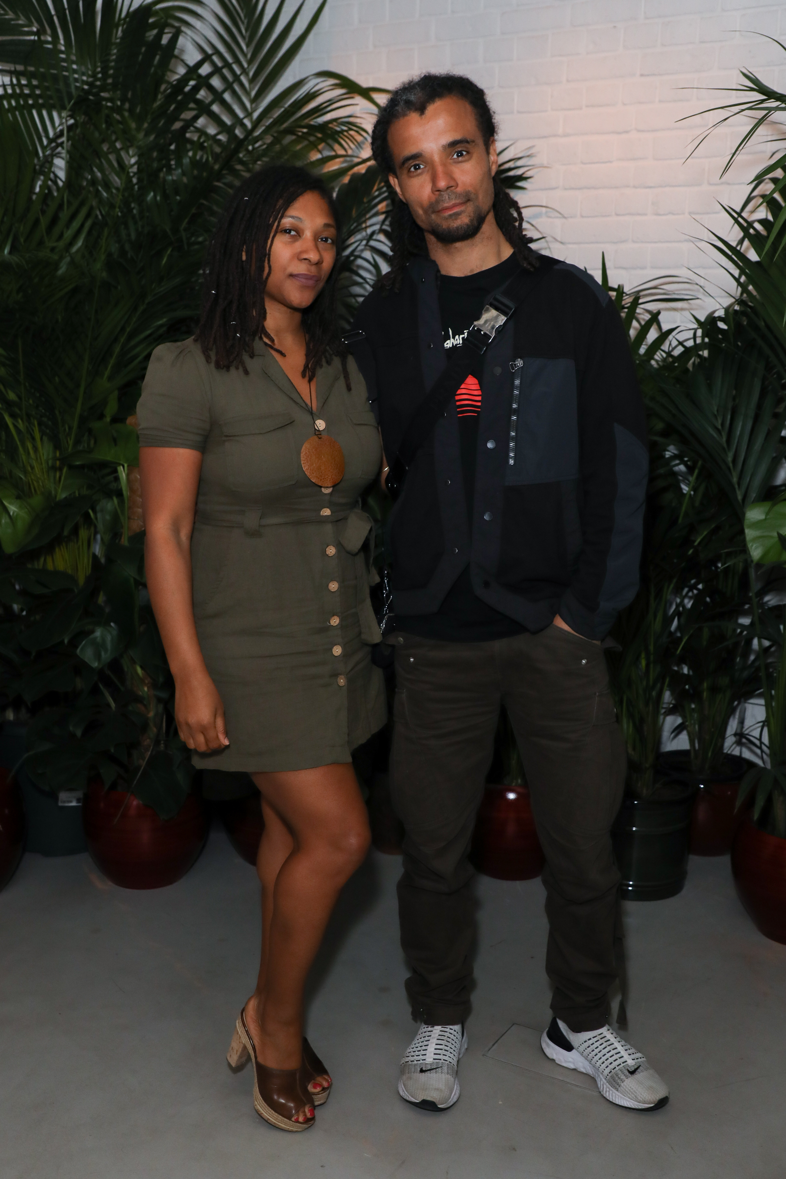 Chanelle Newman and Akala at The House of KOKOs opening party on April 28, 2022, in London, England. | Source: Getty Images