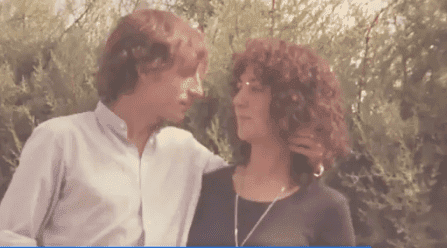Ángel y María José cuando era jóvenes. | Imagen tomada de: Twitter/RTVE
