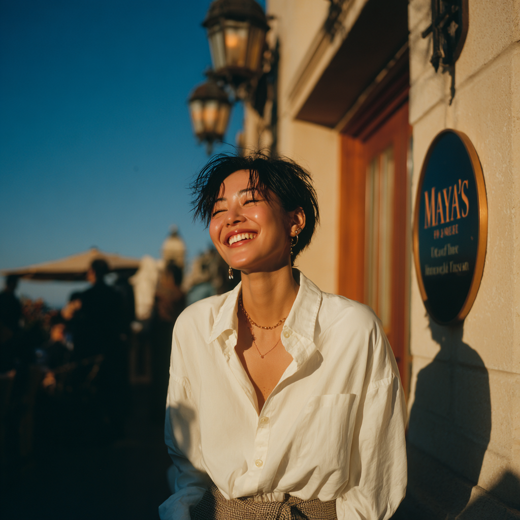 A happy restaurateur | Source: Midjourney