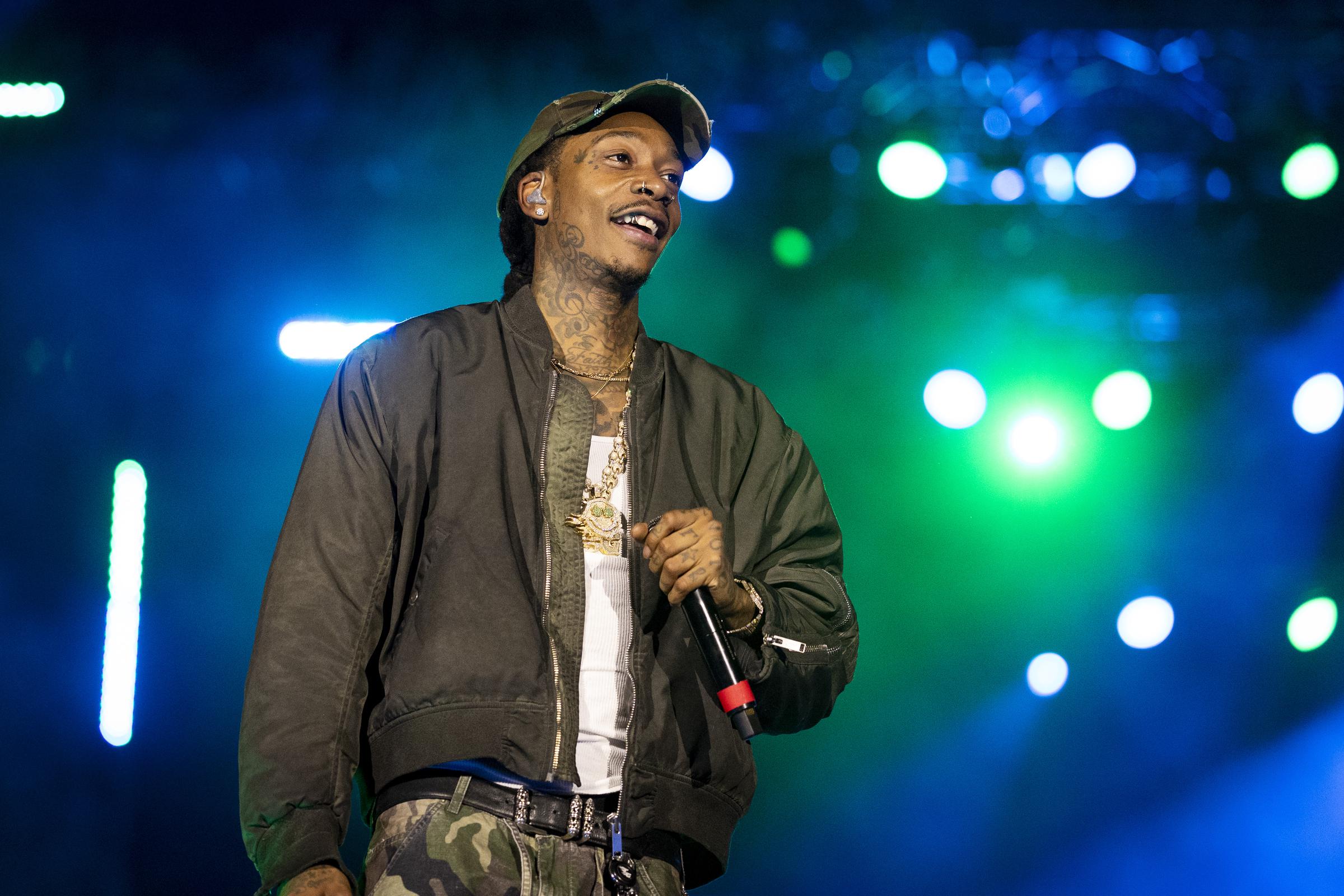 Wiz Khalifa on stage at Loud Park on November 22, 2025, in Navi Mumbai, India. | Source: Getty Images