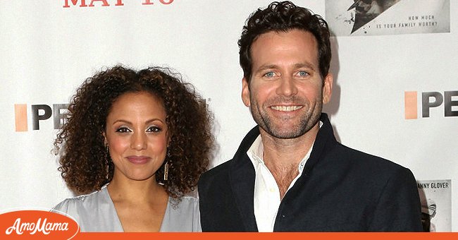 Weyni Mengesha (L) and Actor Eion Bailey and his wife director Weyni Mengesha at the Regency Bruin Theatre in Los Angeles, California, on May 11, 2017. | Source: Getty Images