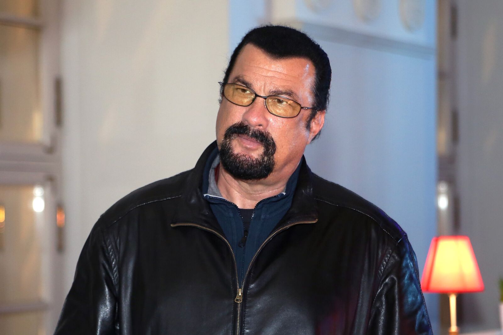 Actor Steven Seagal attends the Mercedes-Benz Fashion Week Russia S/S 2014 on October 28, 2013 in Moscow, Russia | Photo: Getty Images