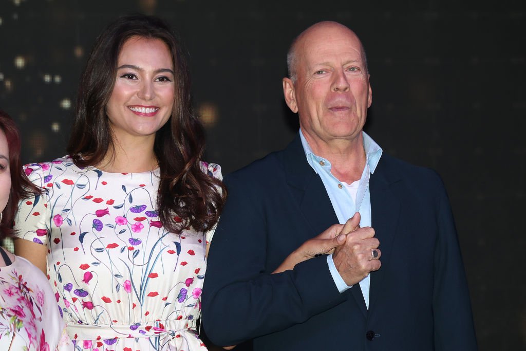 Emma Heming and Bruce Willis attend CocoBaba and Ushopal activity on November 4, 2019, in Shanghai | Photo: Getty Images