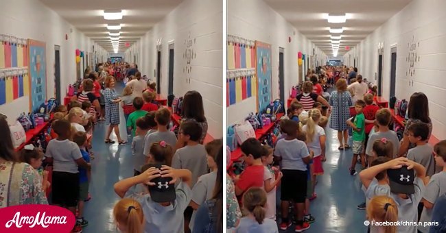 Students sing 'Eye of the Storm' as Hurricane Florence draws closer