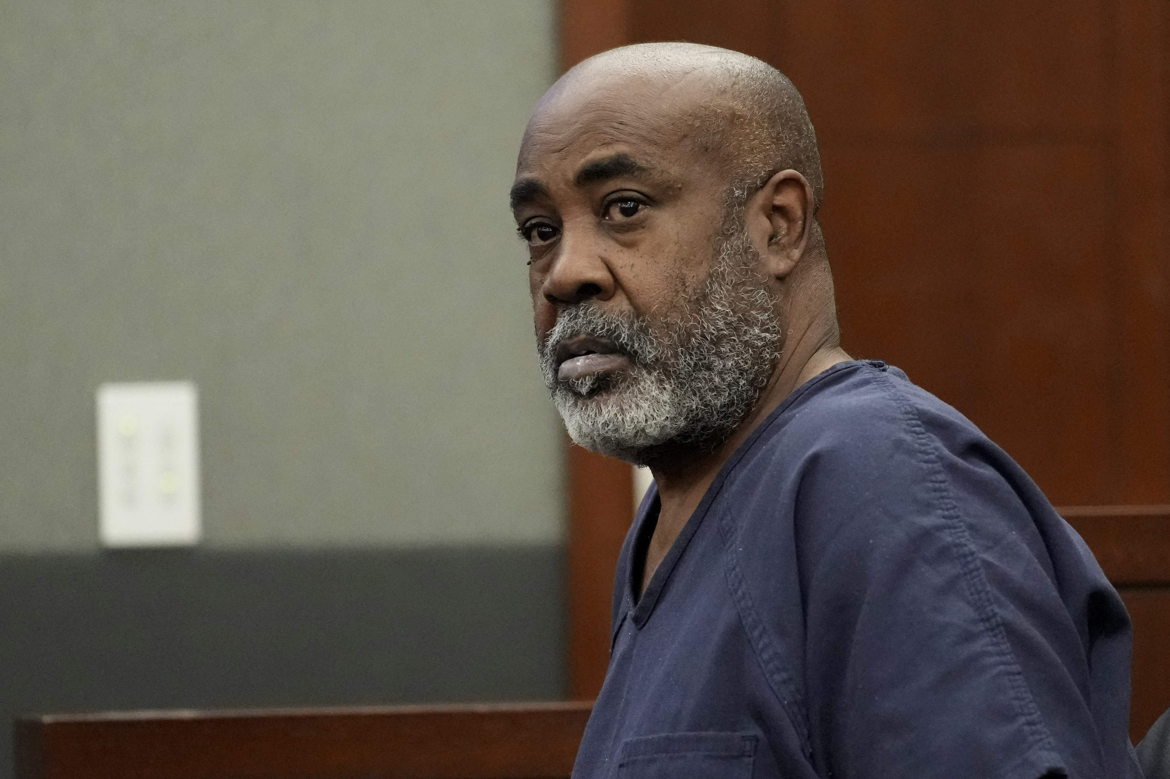 Duane "Keefe D" Davis in a Las Vegas court on October 19, 2023, for his arraignment on murder charges in the death of rapper Tupac Shakur. | Source: Getty Images