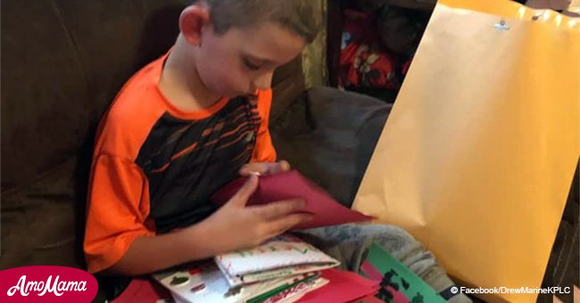 8-year-old boy with terminal brain tumor gets a surprise trip and thousands of Christmas cards