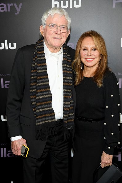 Phil Donahue and Marlo Thomas at Directors Guild of America Theater on March 04, 2020 in New York City. | Source: Getty Images