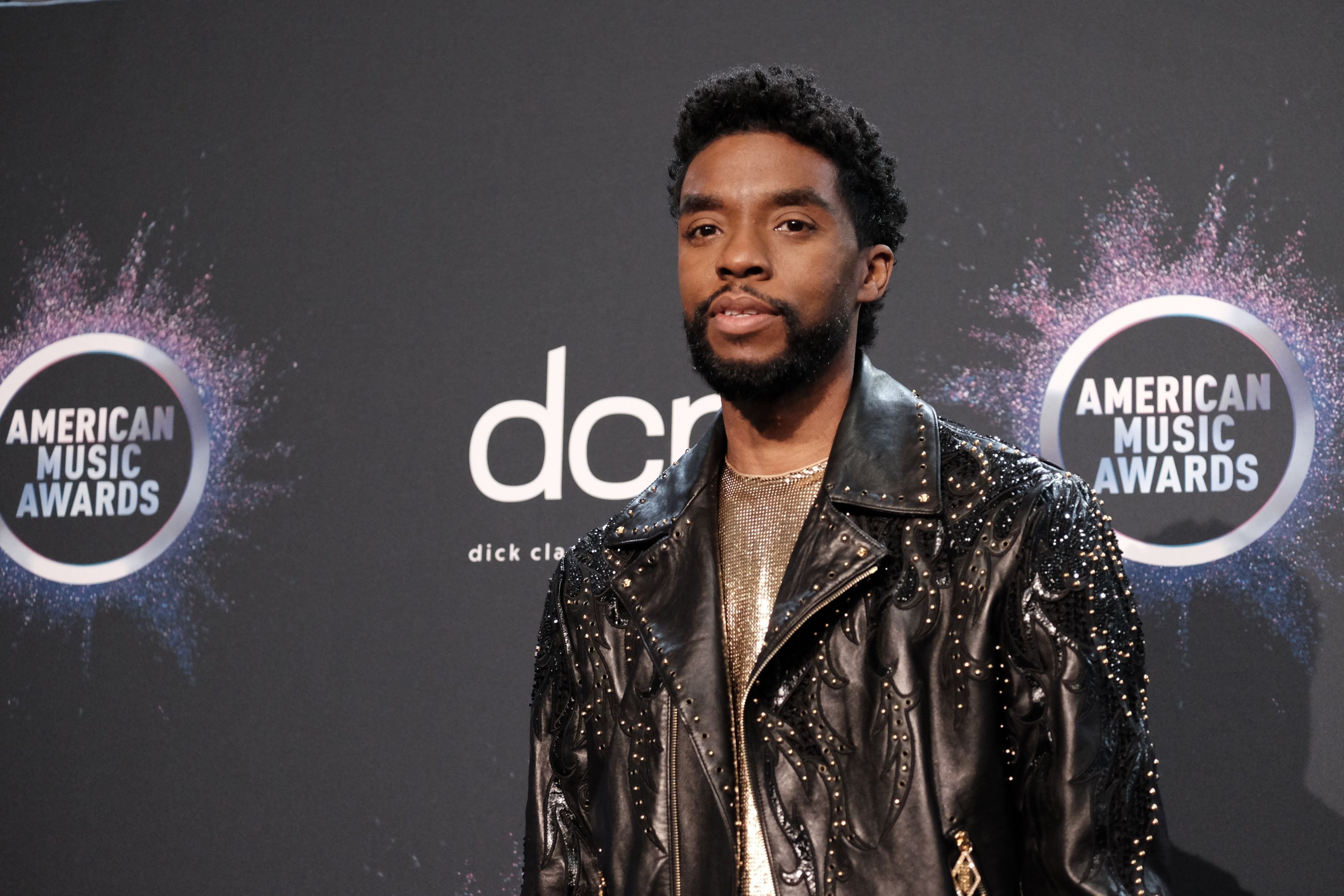 Chadwick Boseman during the 2019 American Music Awards at Microsoft Theater on November 24, 2019 in Los Angeles, California. | Source: Getty Images