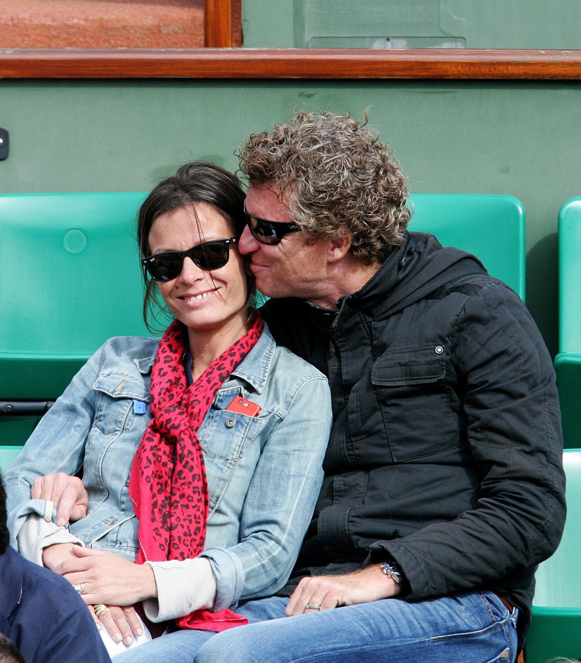 Celebrities at the 2009 Roland Garros Tournament in Paris, France, May 26, 2009 - Denis Brogniat and his wife Hortense.  |  Source: Getty Images