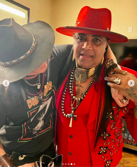 Johnny Depp and Micki Free posing for a picture posted on November 5, 2022 | Source: Getty Images