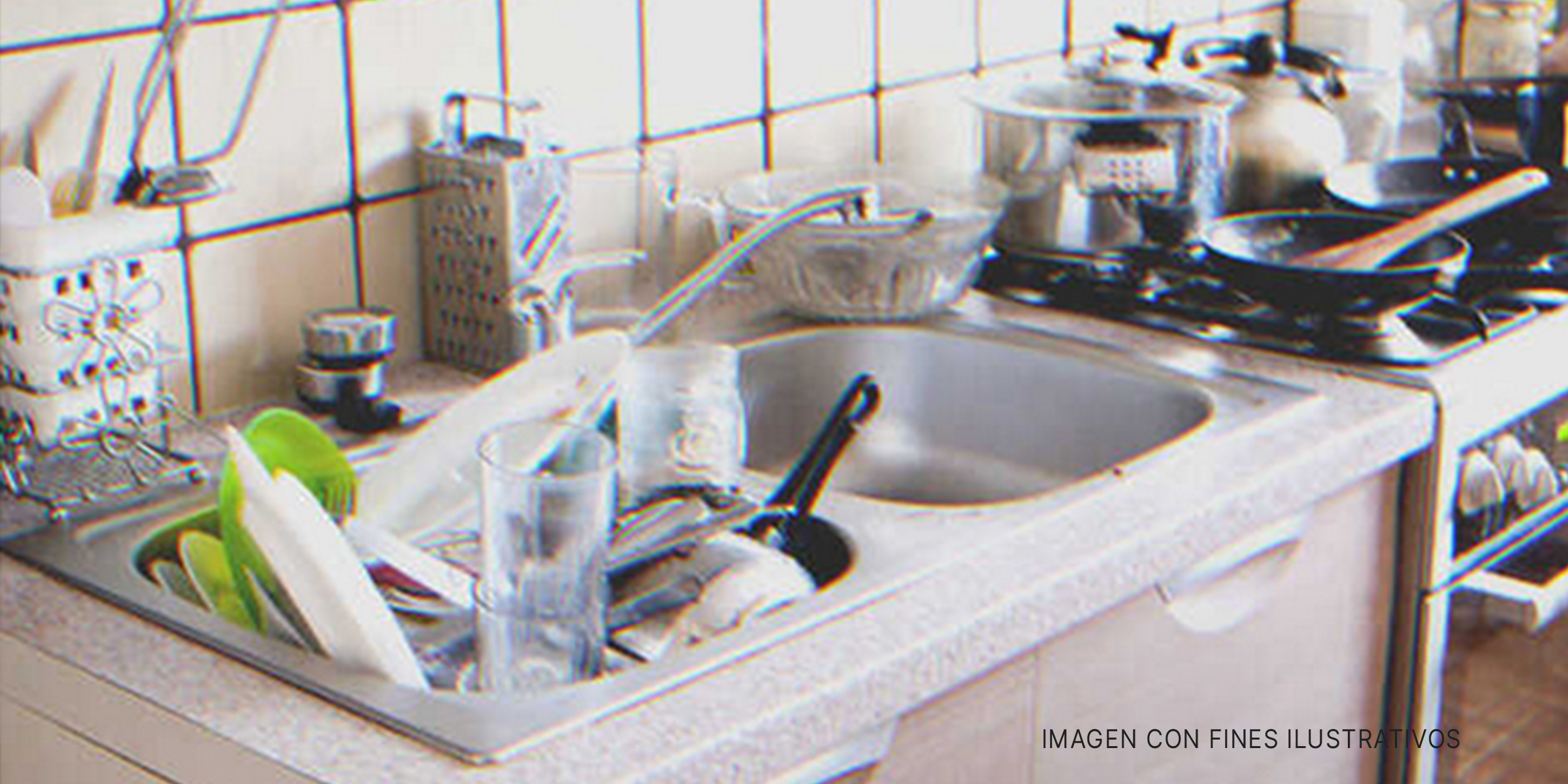 Lavaplatos atiborrado | Foto: Shutterstock